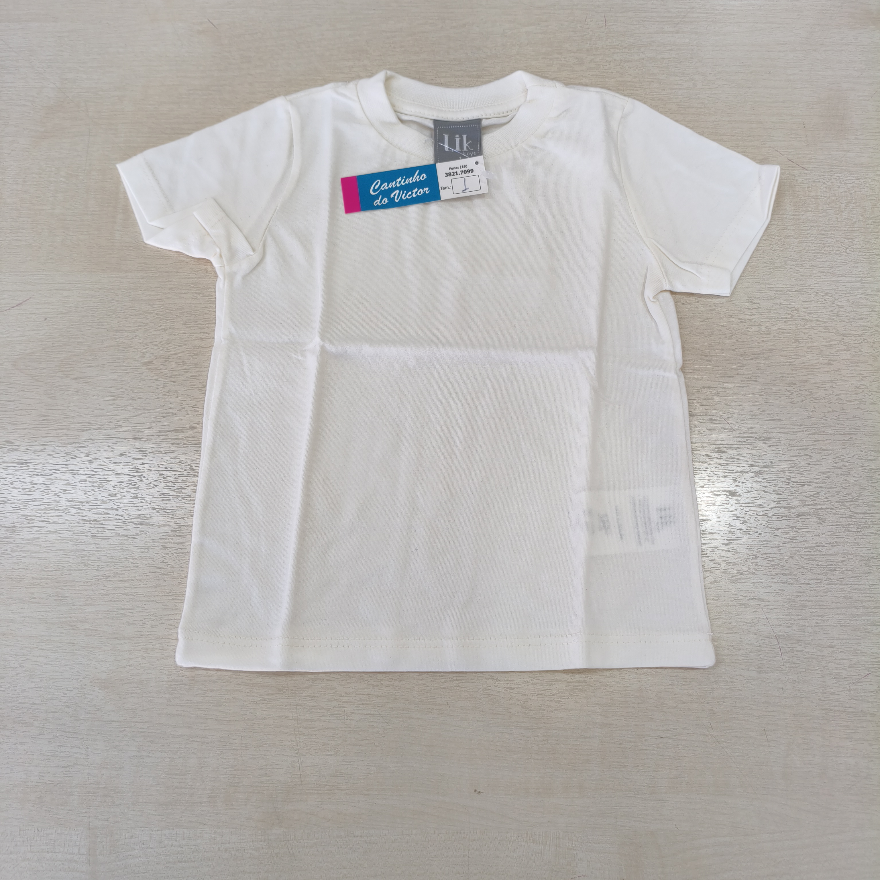 Camiseta MC  Masc Tam 01 Lik kids