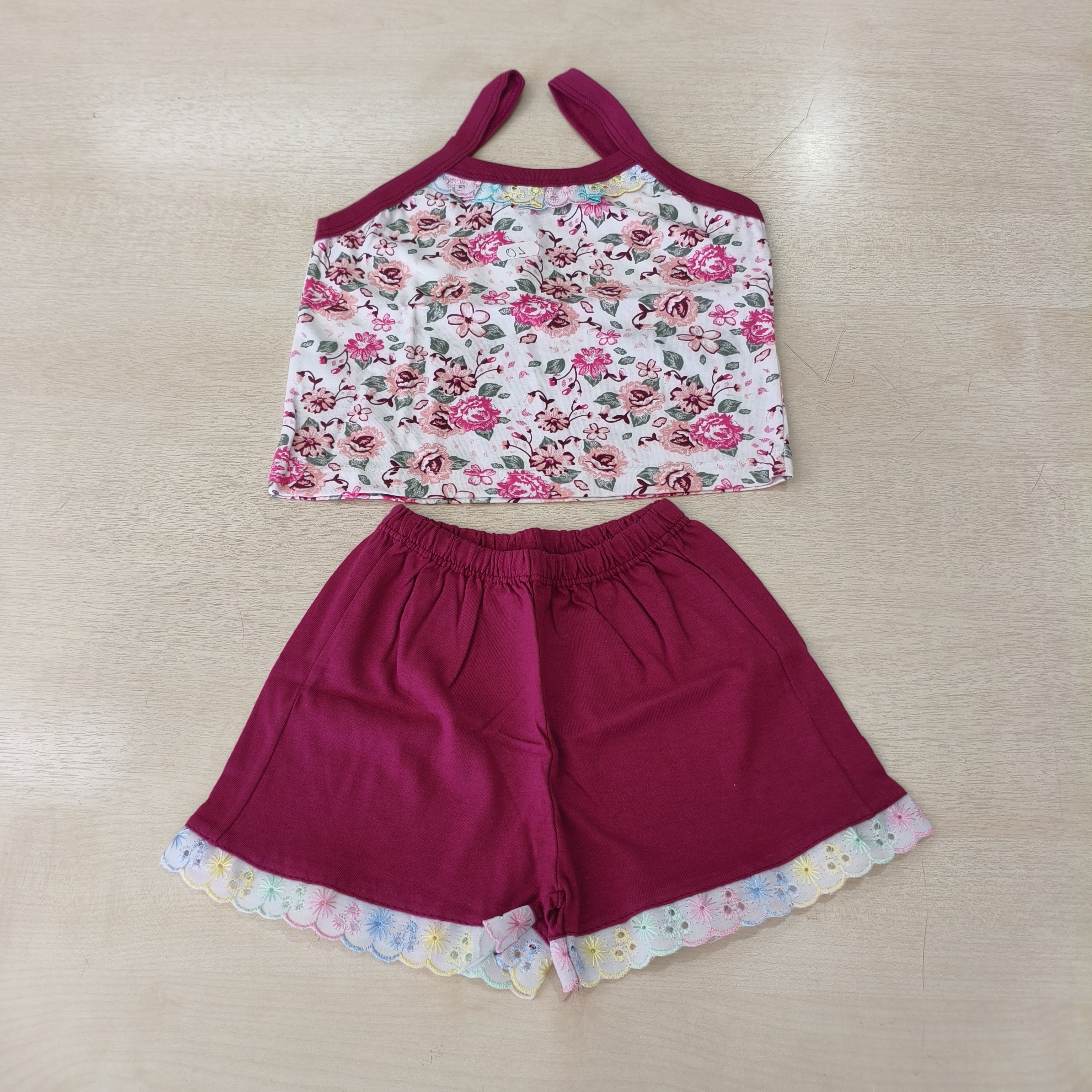 Pijama C/Estampa de Verão Fem Tam 01 LA