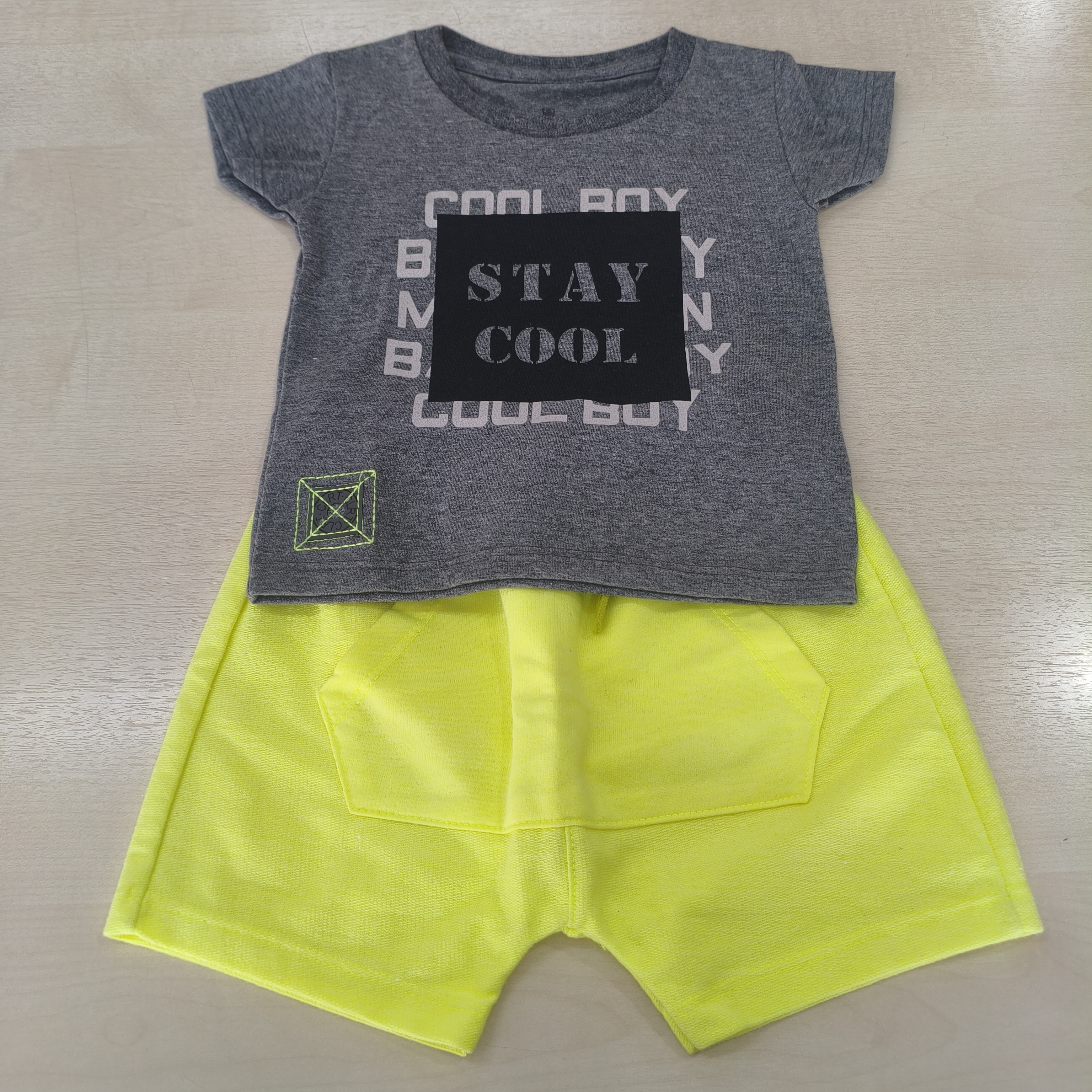 Conj. Camiseta e shorts Masc Tam MB Coloritta