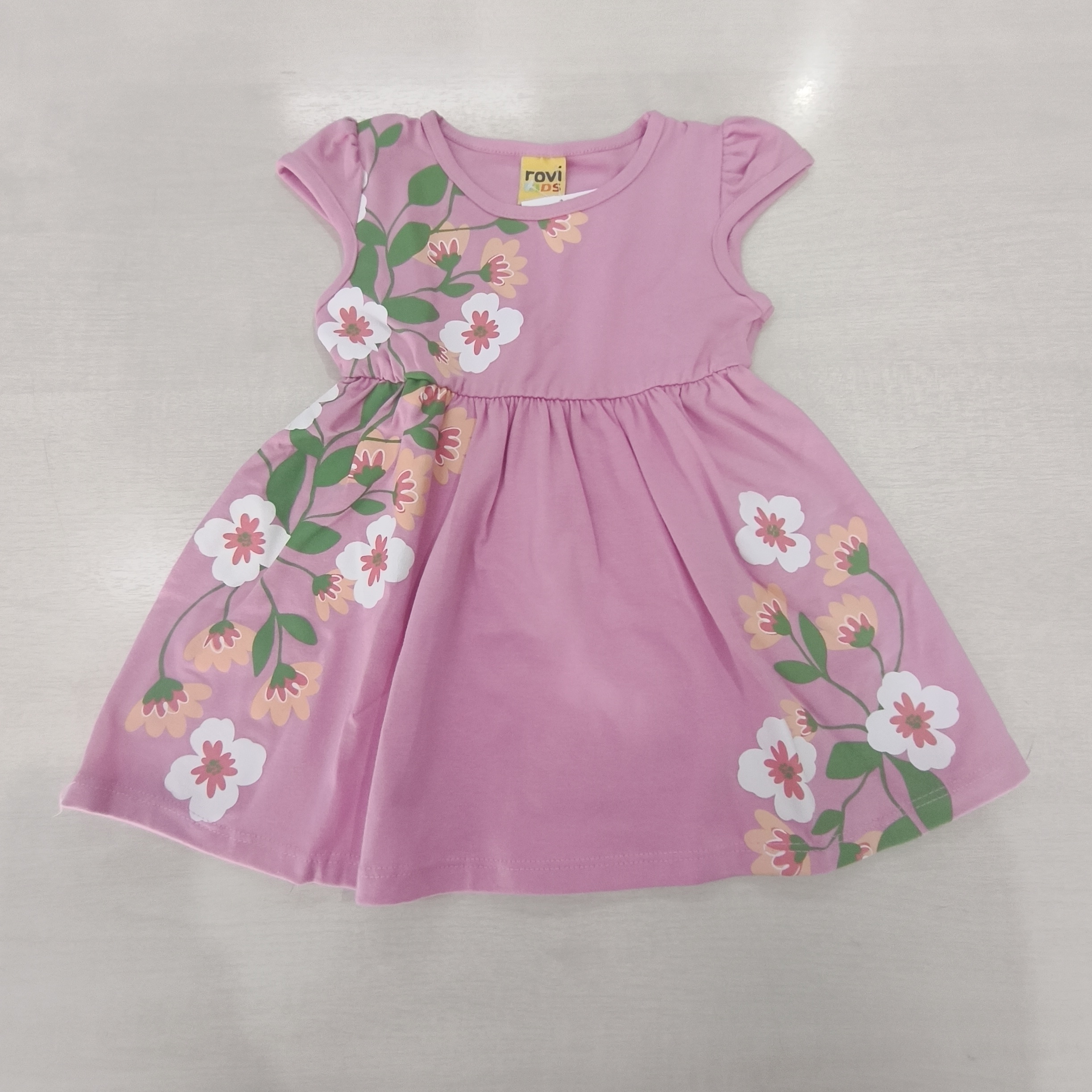 Vestido C/estampa Fem Tam 01 Rovitex