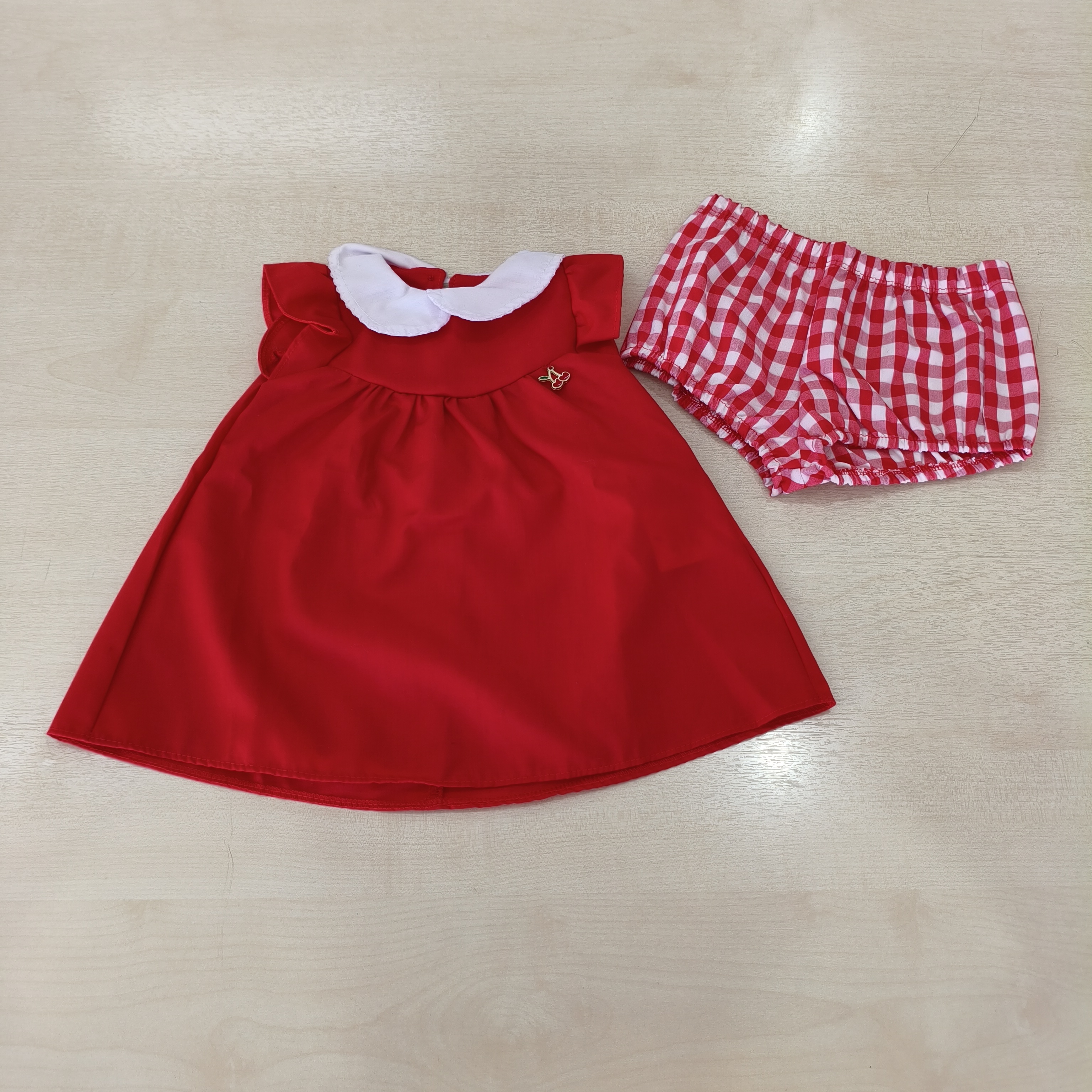 Vestido em Tricoline Fem Tam PB Pokotinha