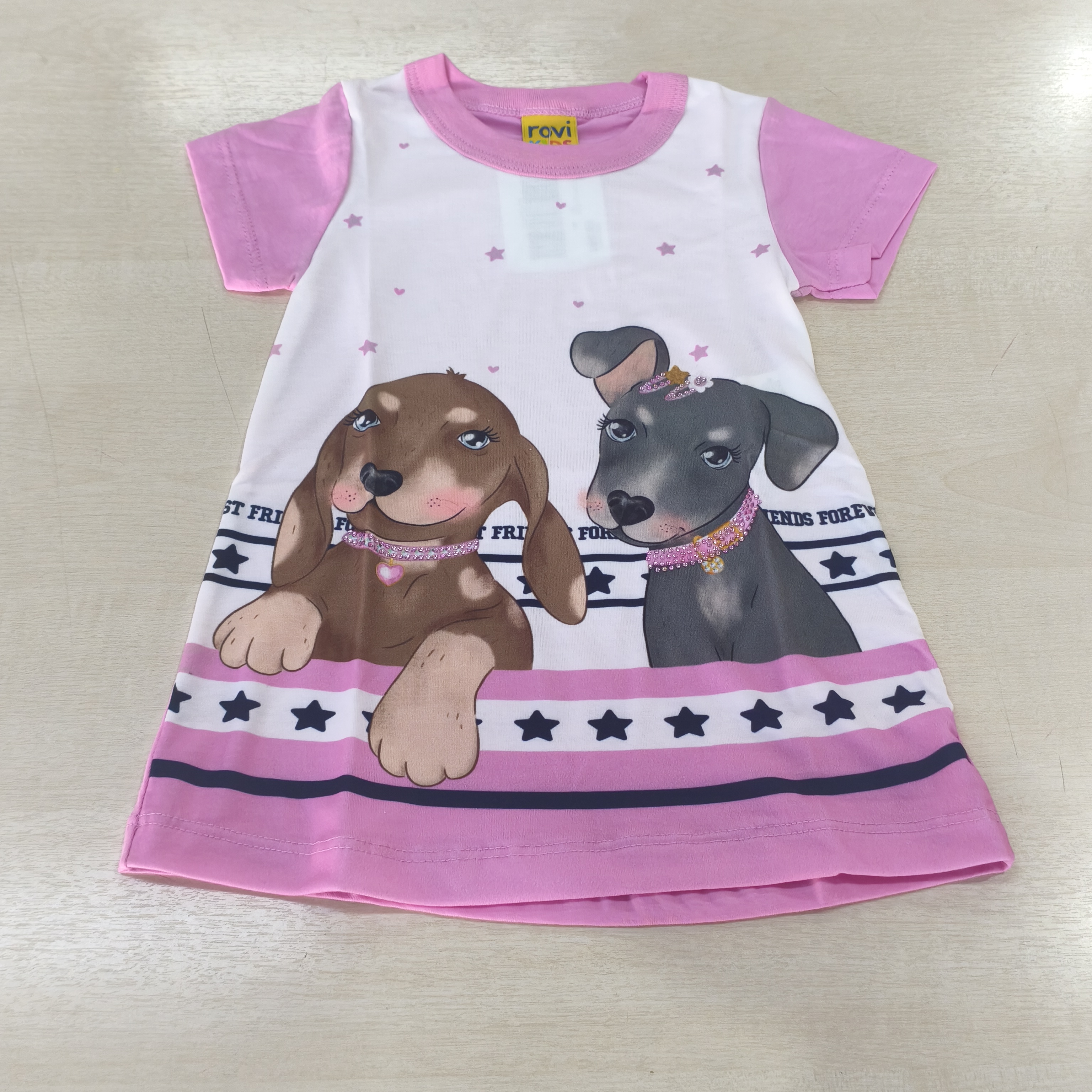 Vestido c/estampa Fem Tam 01 Rovitex