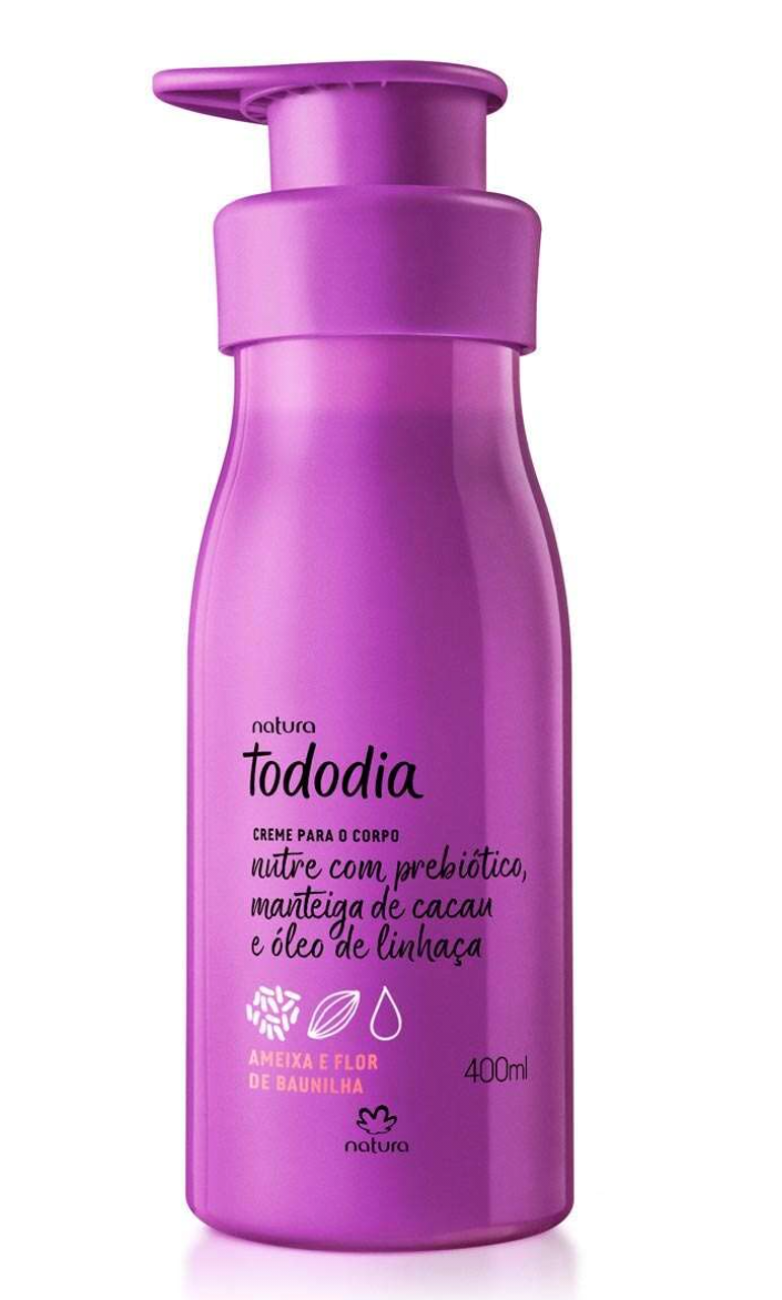 Creme para o corpo (Ameixa e Flor de Baunilha) TODODIA NATURA (400ml)