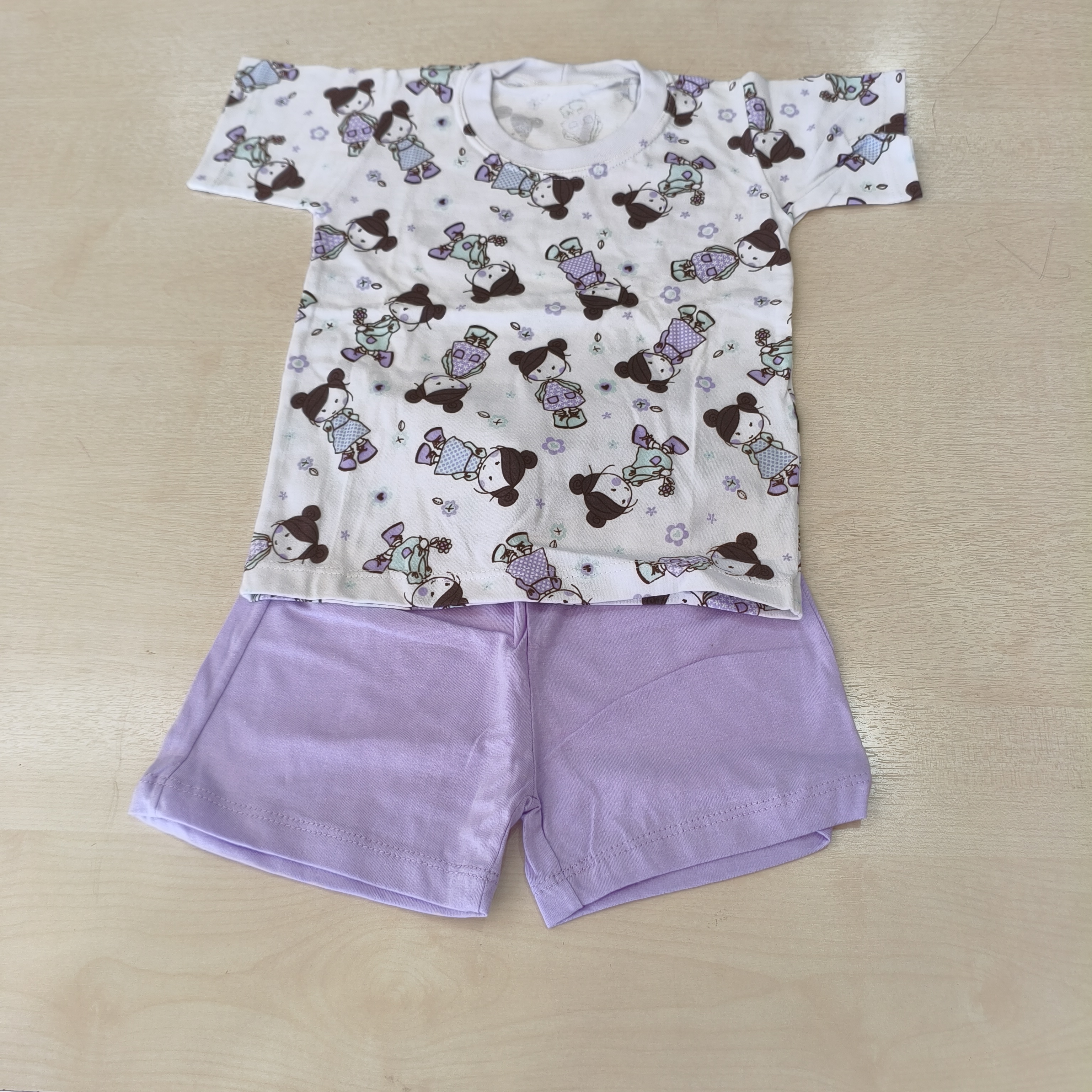 Pijama C/Estampa de Verão Fem Tam 01 LA