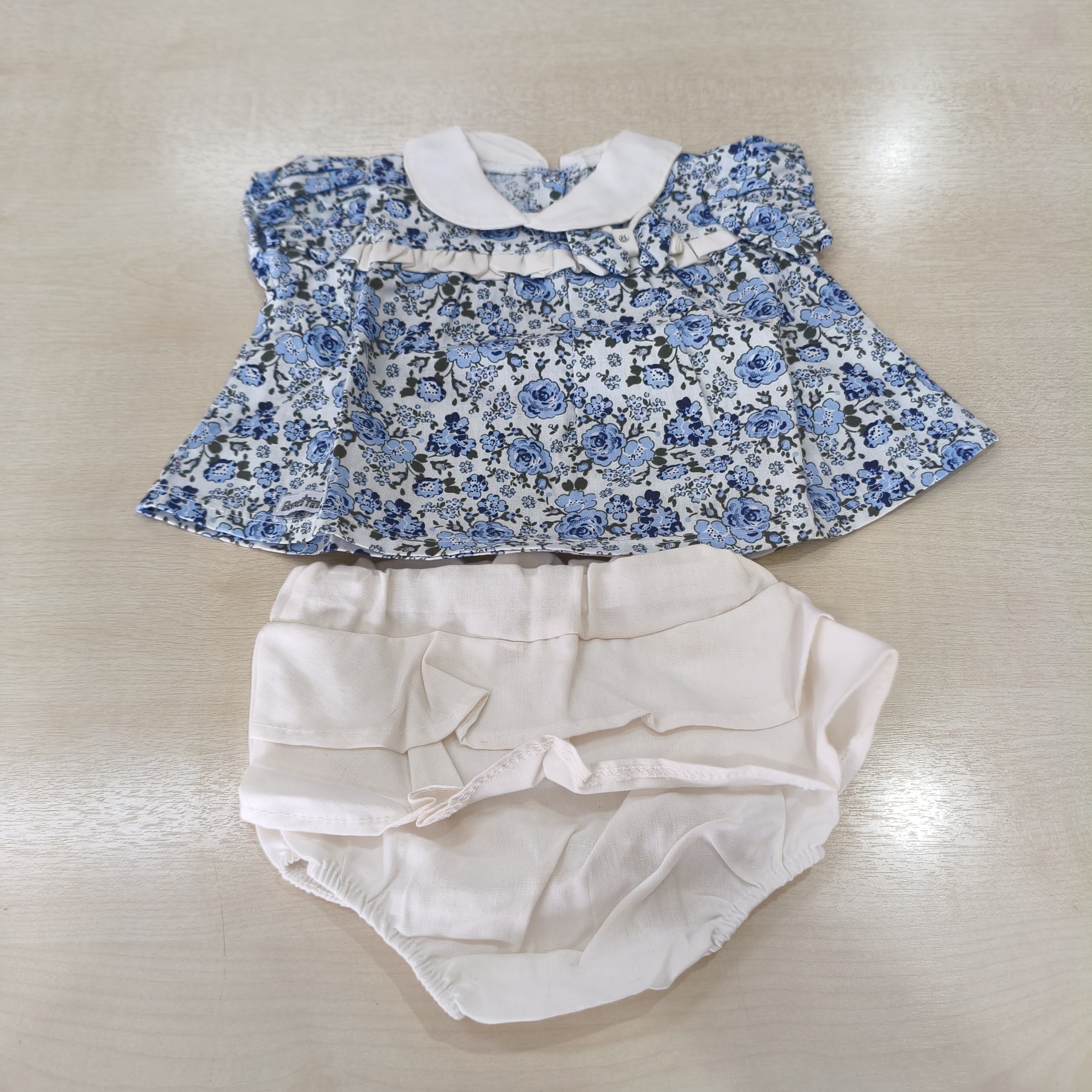 Conj. Blusa MC Com Calcinha Fem Tam PB Bonetinhos