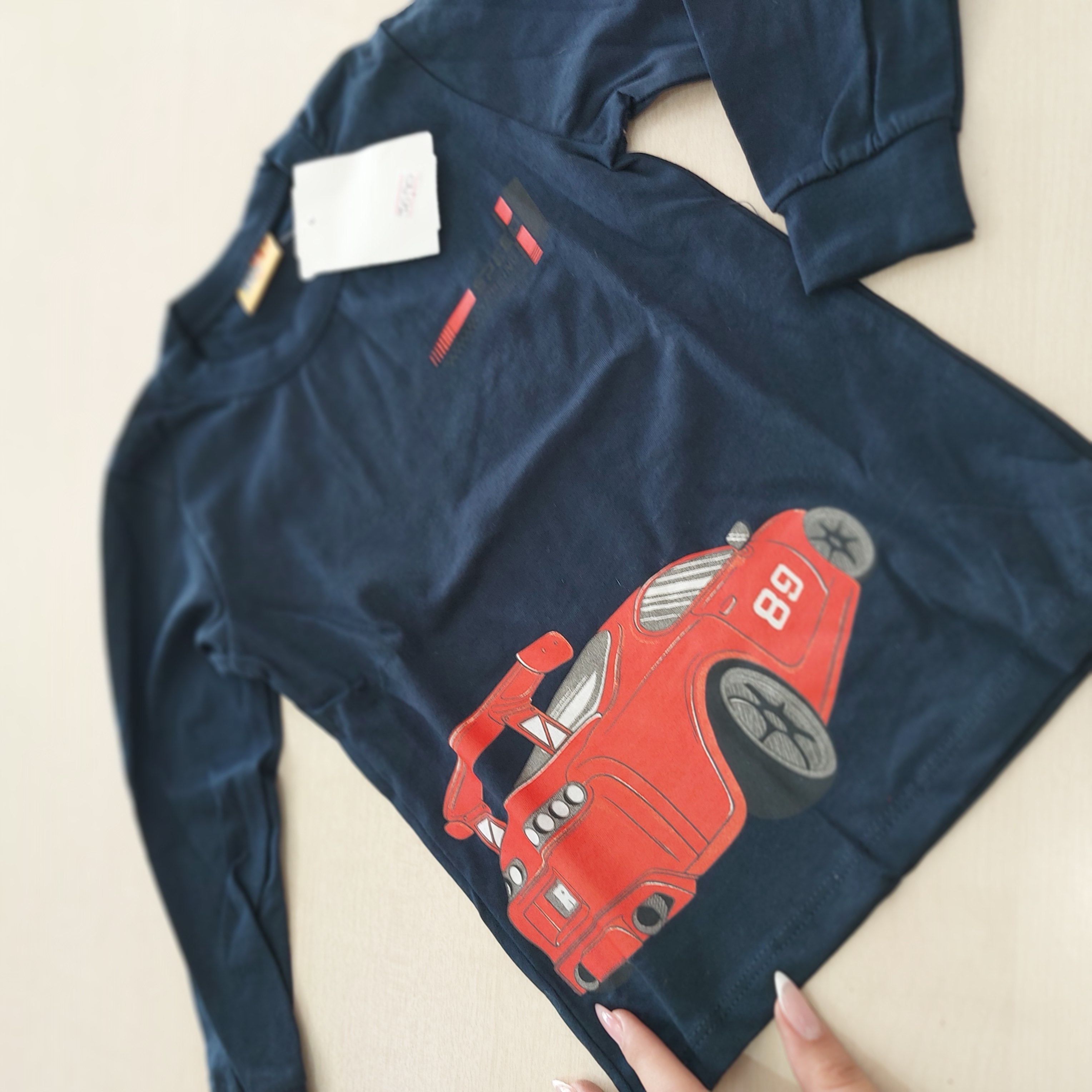 Camiseta ML C/estampa Masc Tam 02 Rollu