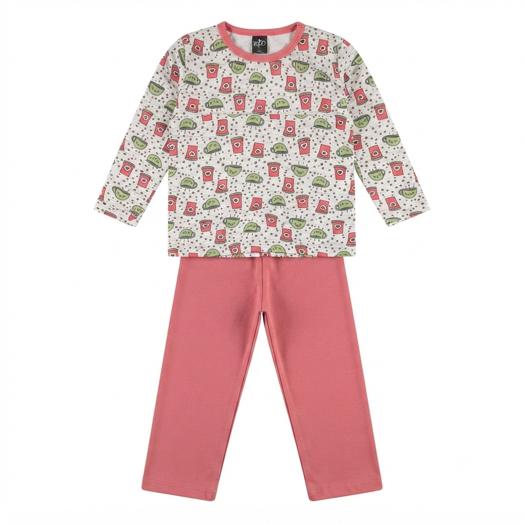 Pijama C/Estampa de inverno Fem Tam 04 Ação Radical