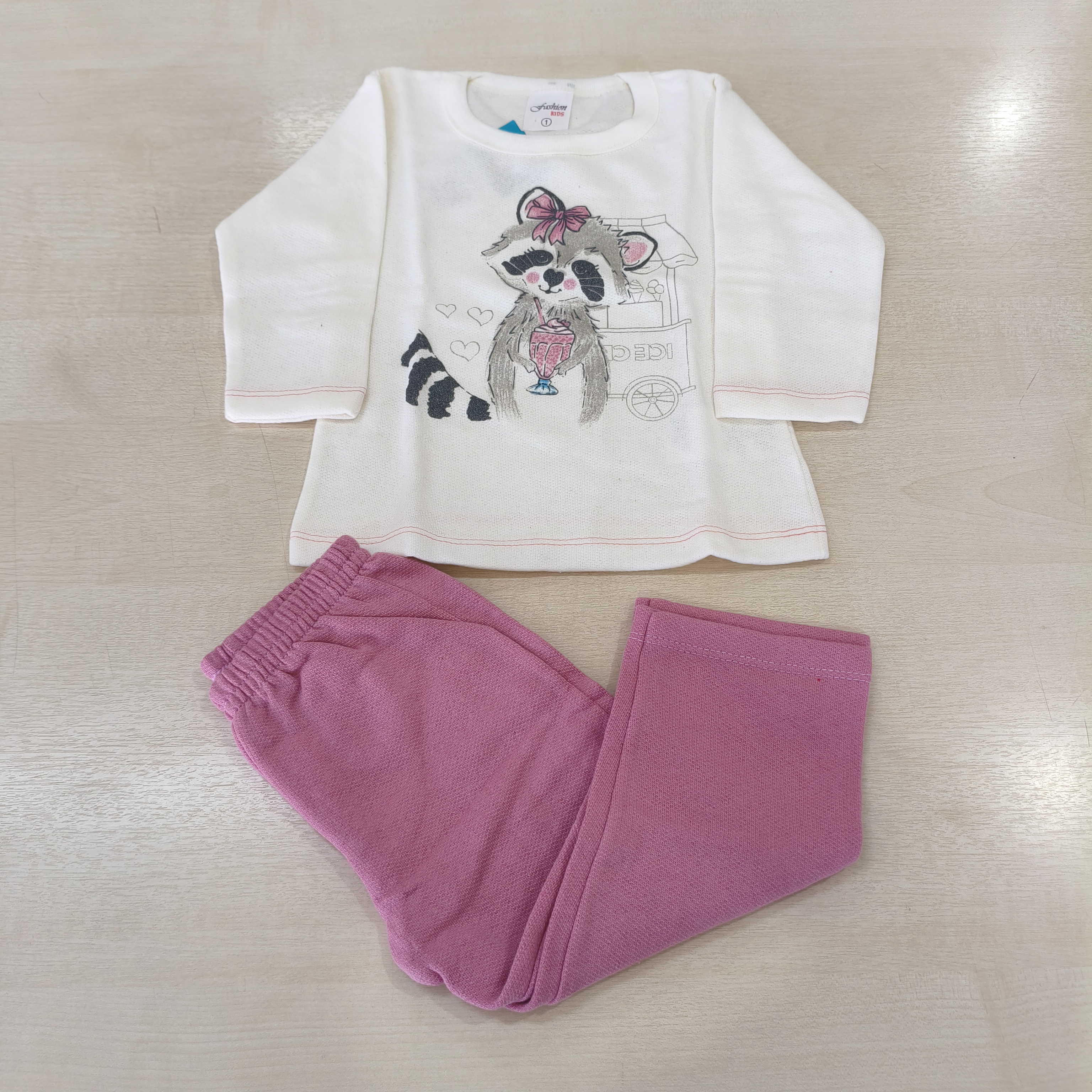 Conj. Moletom Blusão e Calça Fem Tam 01 Fashion Kids