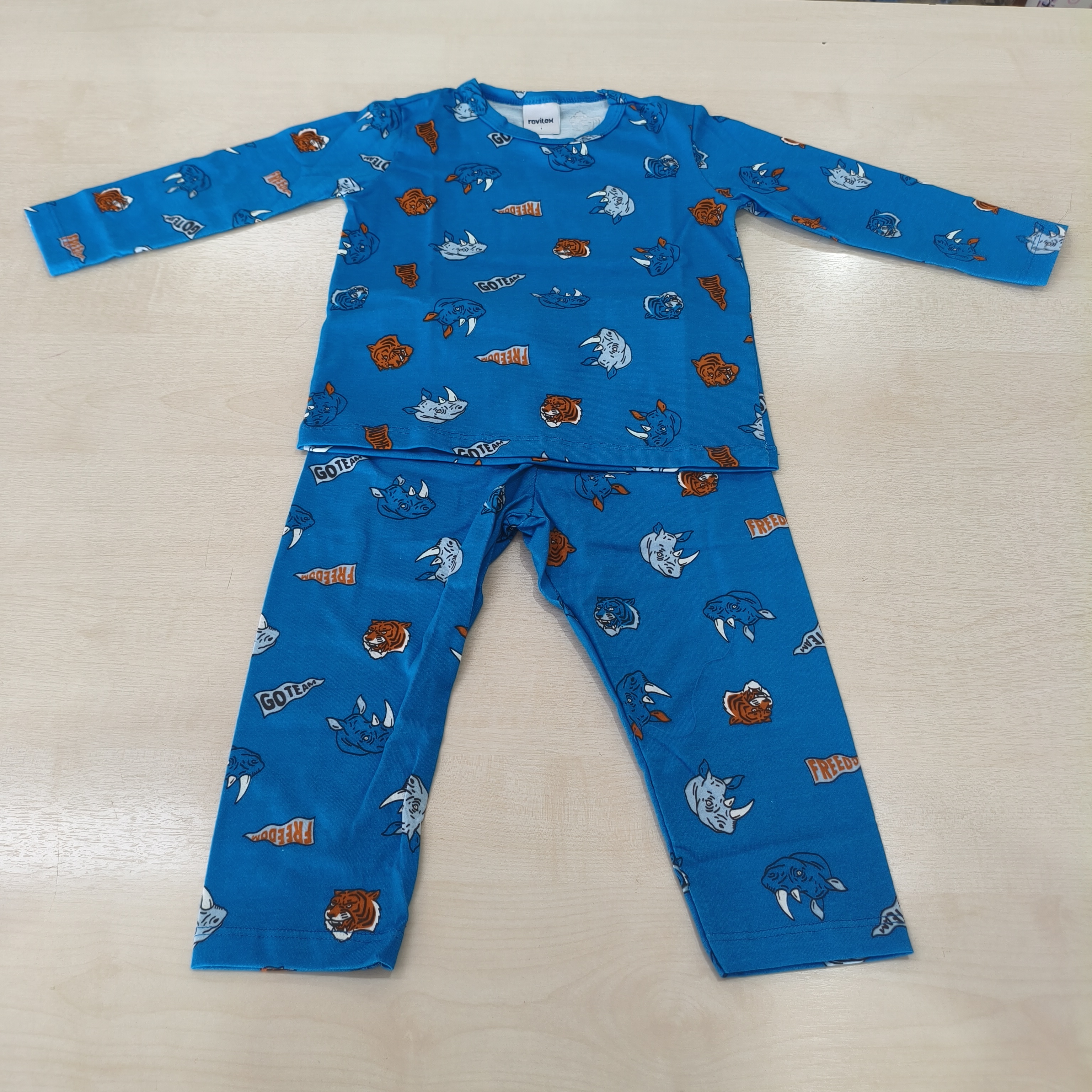 Pijama C/Estampa de inverno Masc Tam 01 Rovitex