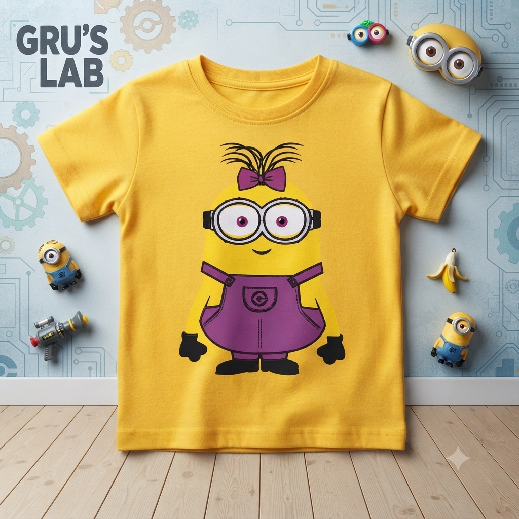 Blusa MC C/estampa Fem Tam 04 Minions