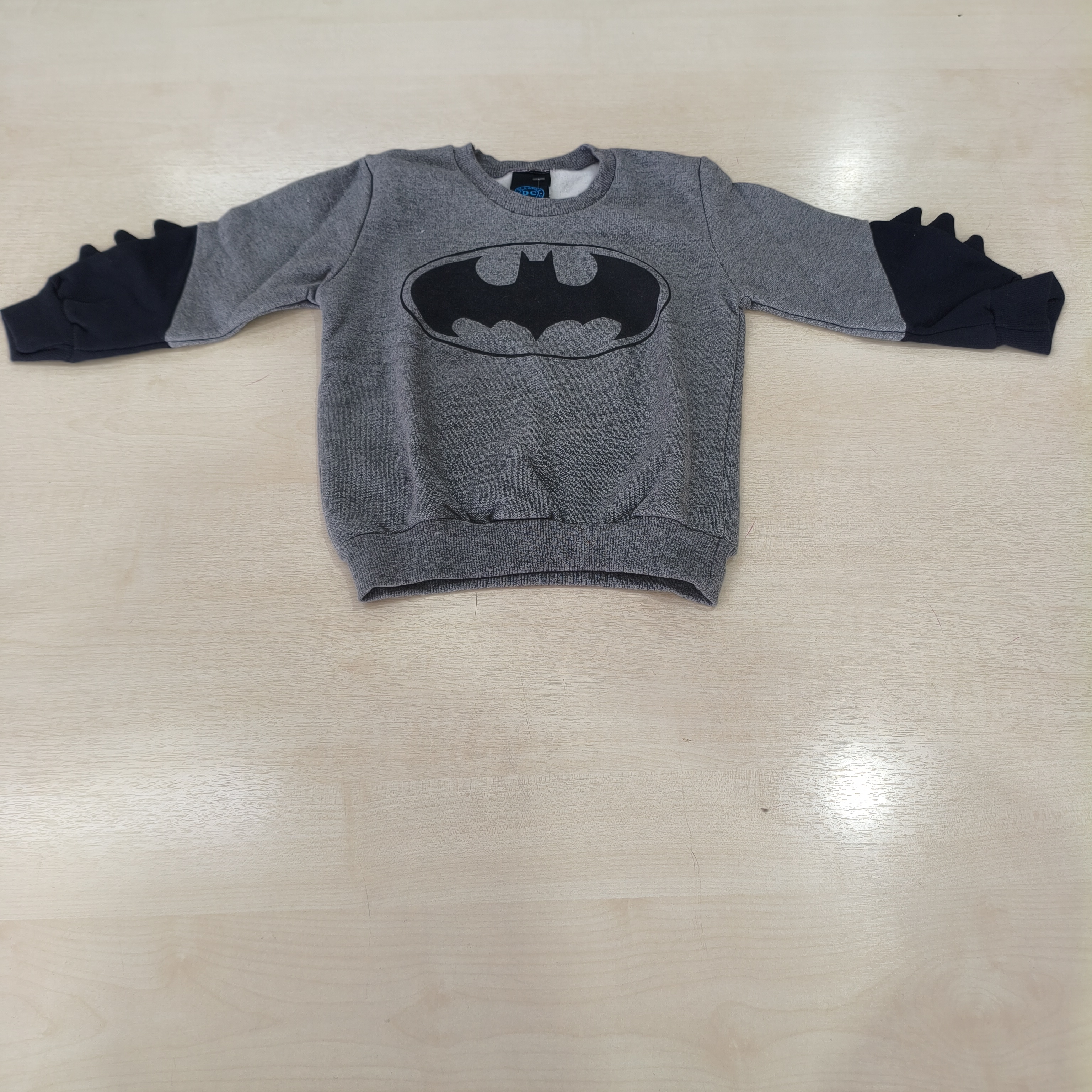 Blusão s/capuz moletom Batman Masc Tam 01 Kamylus