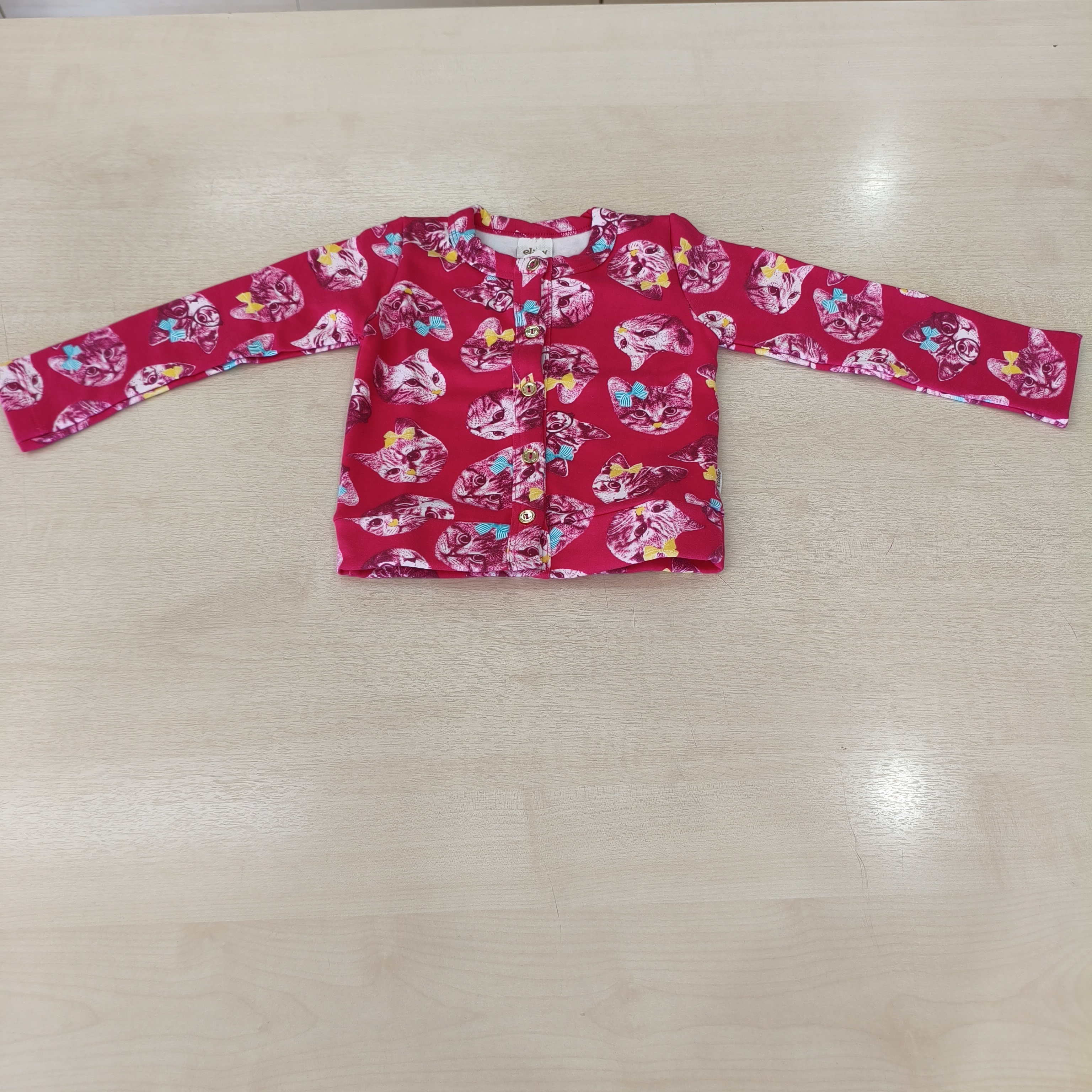 Cardigan C/estampa Fem Tam 01 Elian