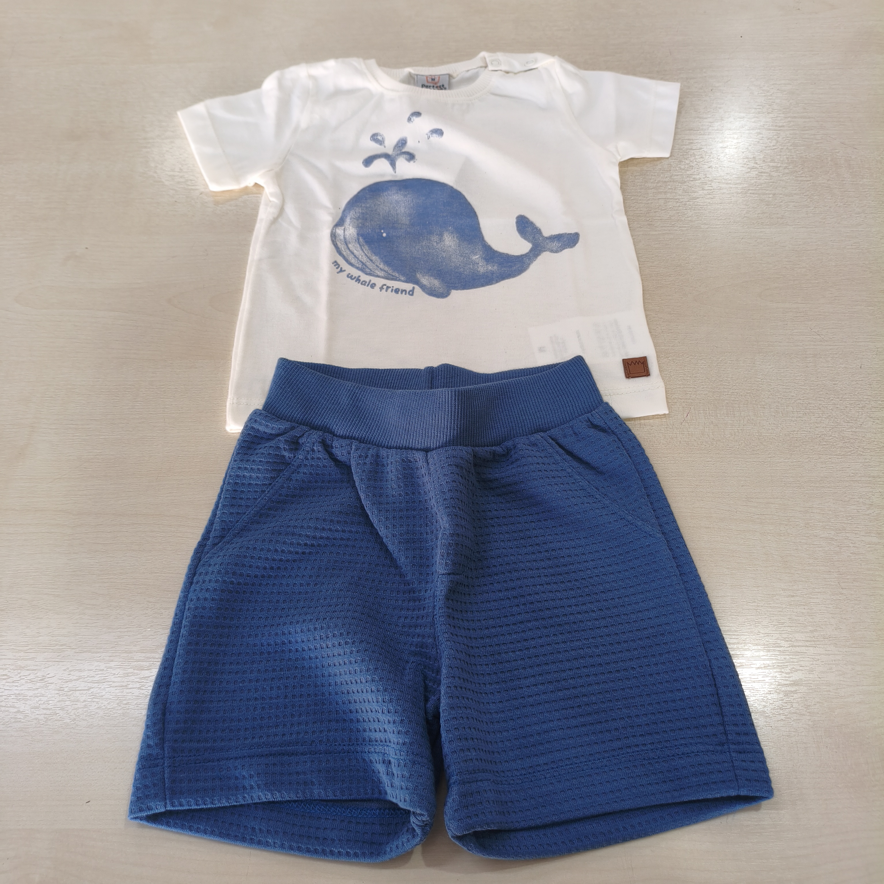 Conj. Camiseta MC e Shorts Masc Tam MB Perfect Boys