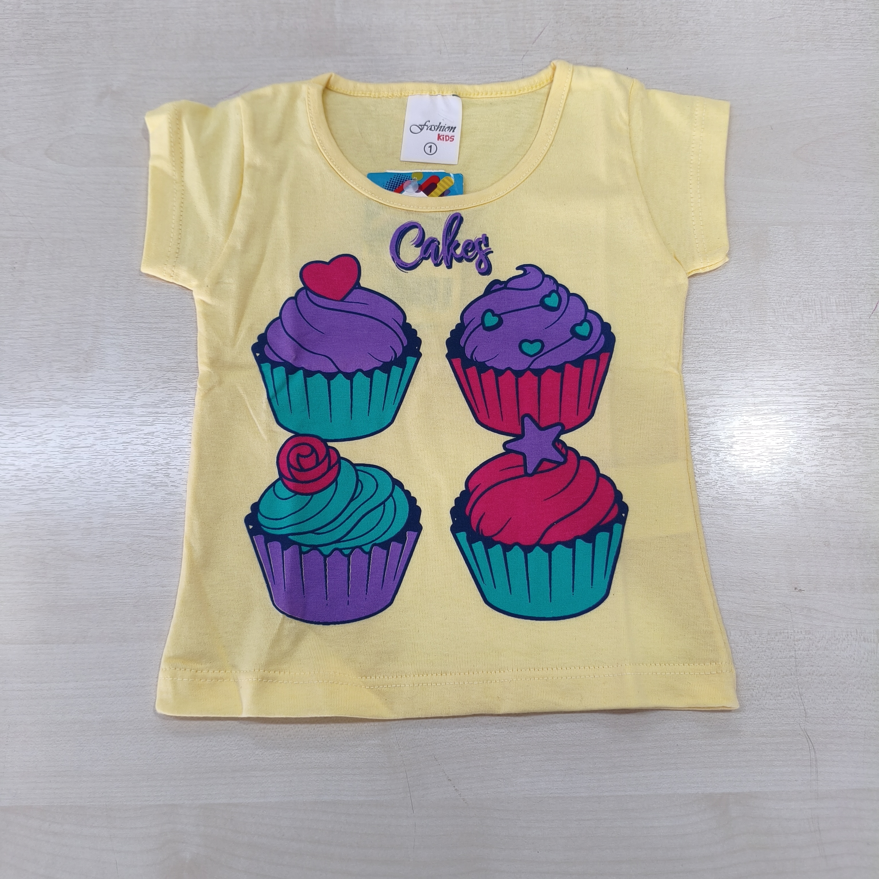 Blusa MC C/estampa Fem Tam 01 Fashion Kids