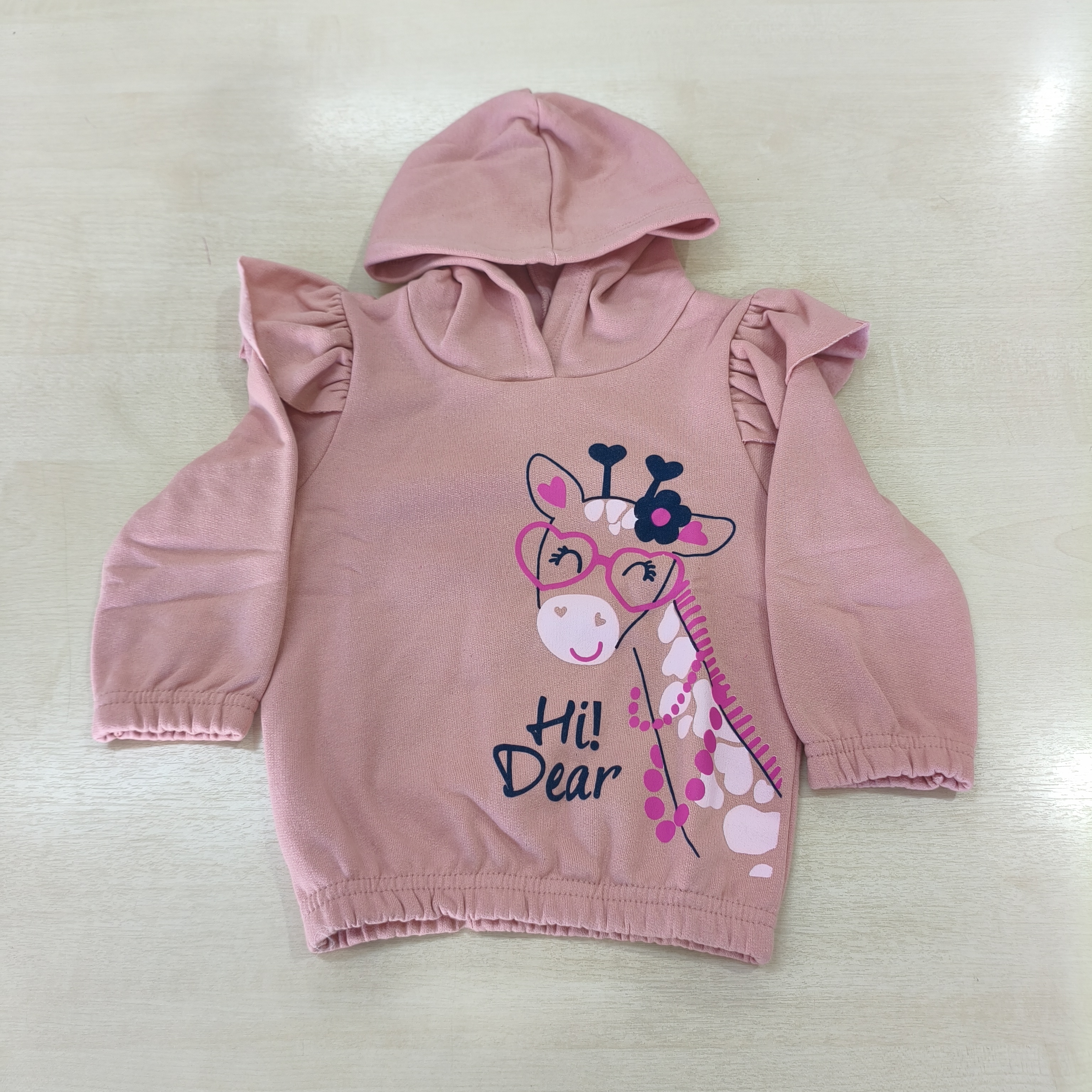 Blusão moletom Fem Tam 01 Lik Kids
