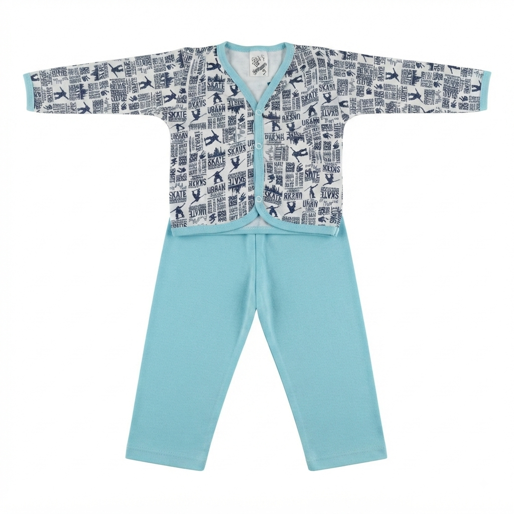 Pijama C/Estampa de inverno Masc Tam 02 Mafessoni