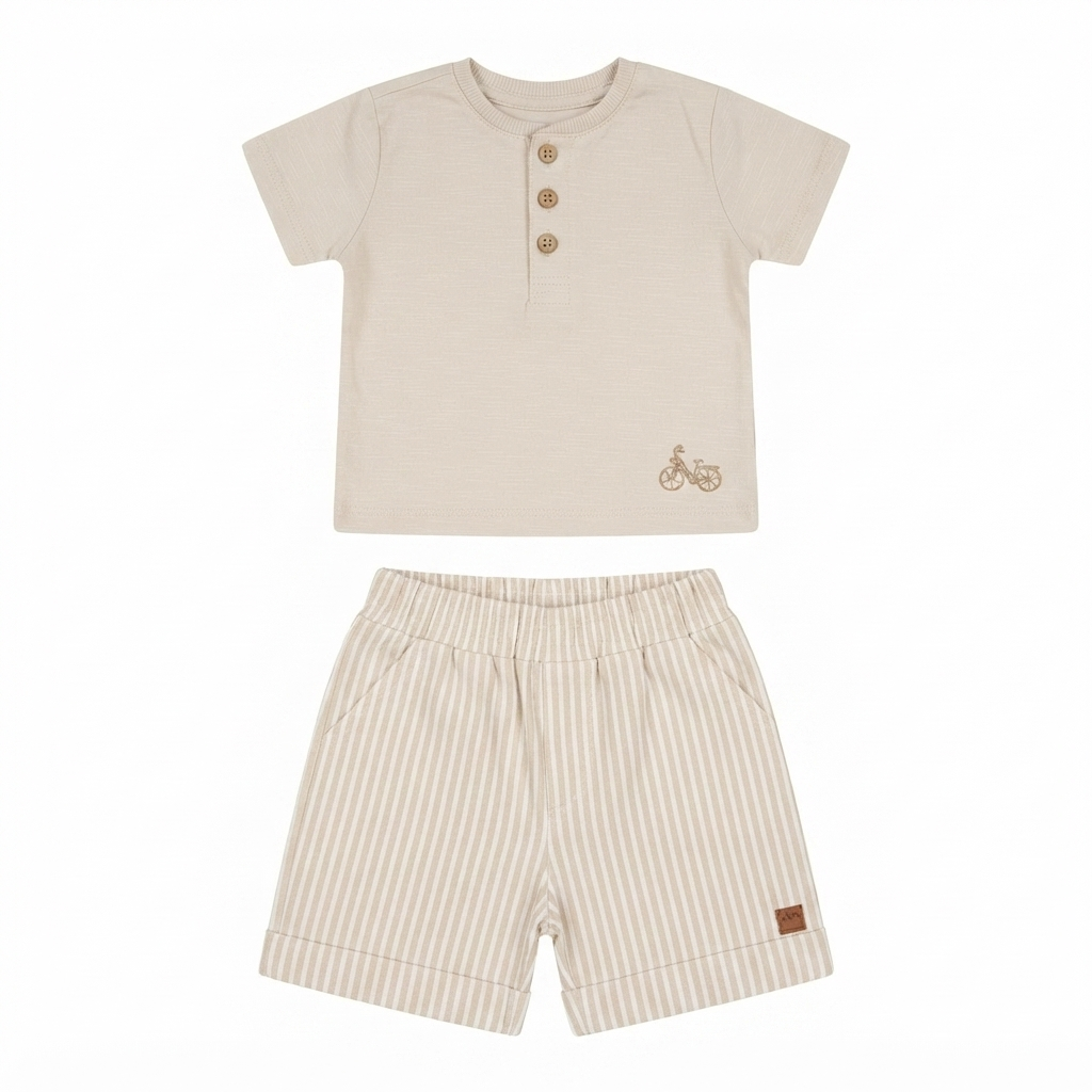 Conj. Camiseta MC e Shorts Masc Tam 01 Perfect Boys