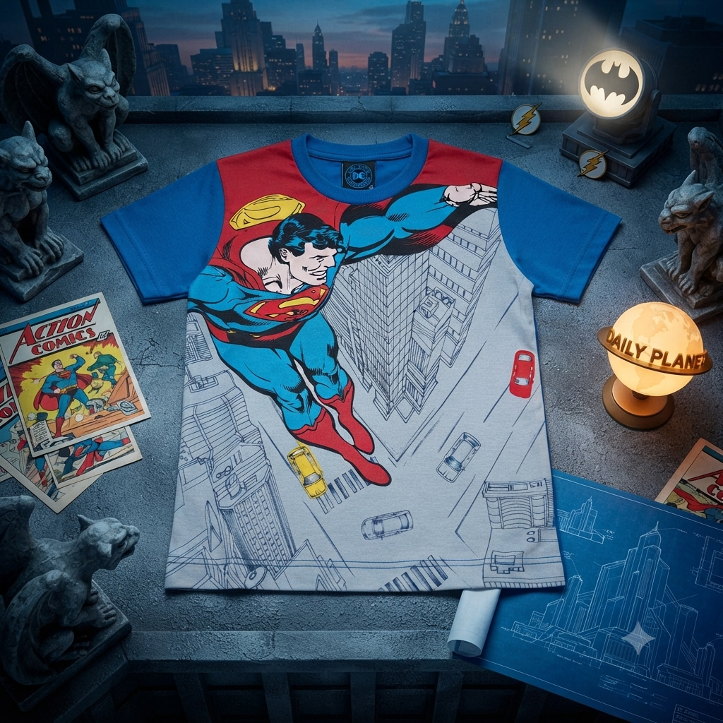 Camiseta MC C/estampa  Masc Tam 01 Kamylus Warner Bros