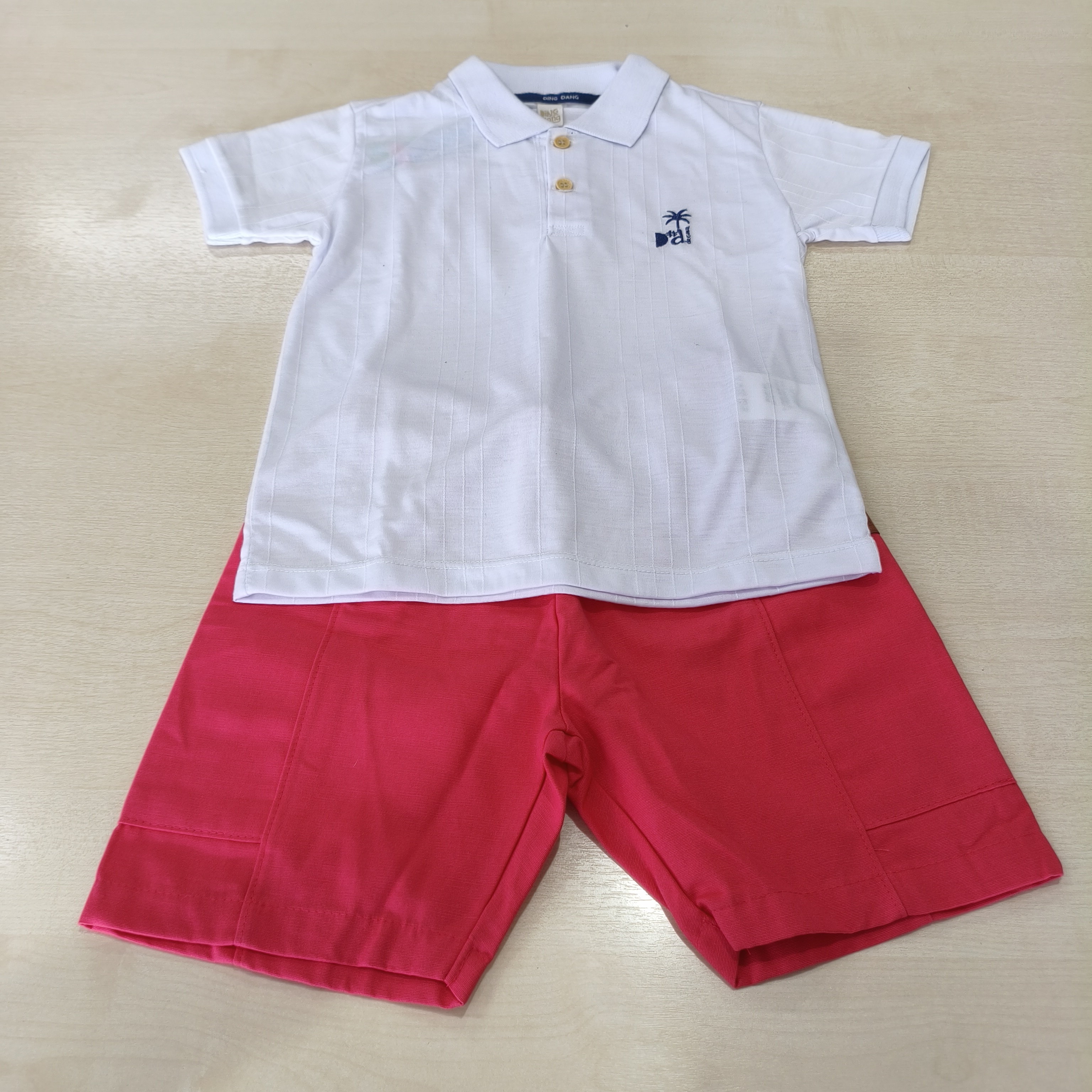 Conj.Camiseta e Bermuda Masc Tam 04 Ding Dang