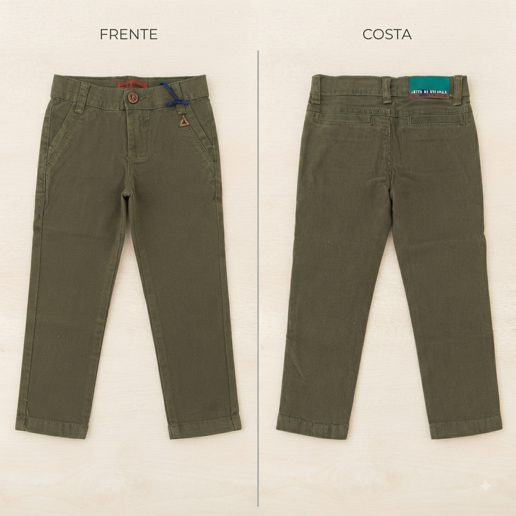 Calça Jeans Color Masc Tam 01 Jeito de Criança