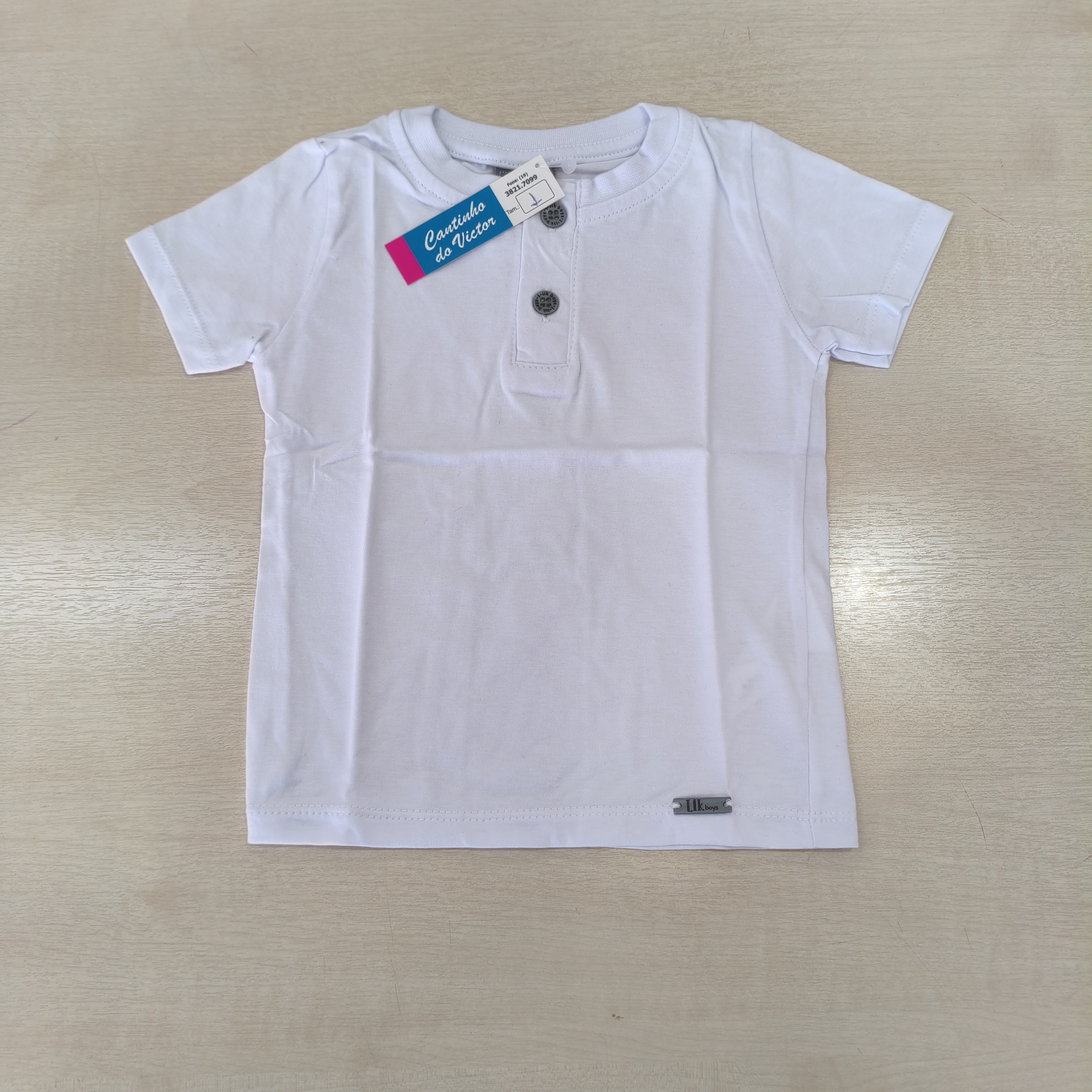 Camiseta MC  Masc Tam 01 Lik kids