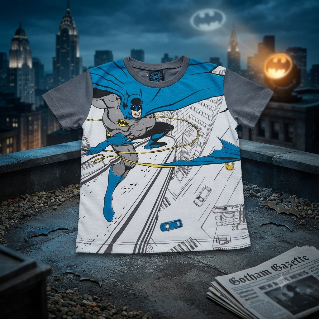 Camiseta MC C/estampa Masc Tam 02 Kamylus Warner Bros