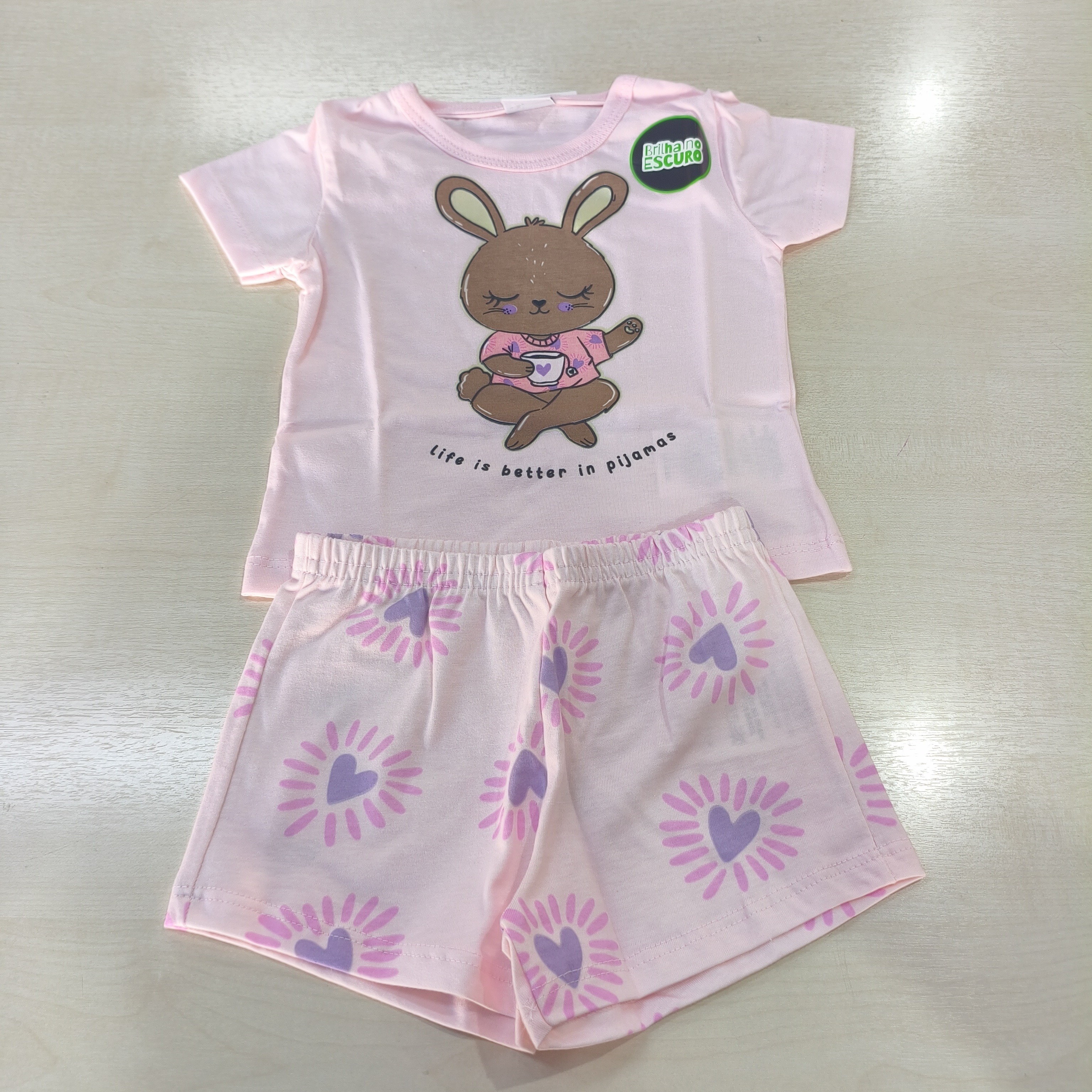 Pijama C/Estampa de Verão Fem Tam 01 Rovitex