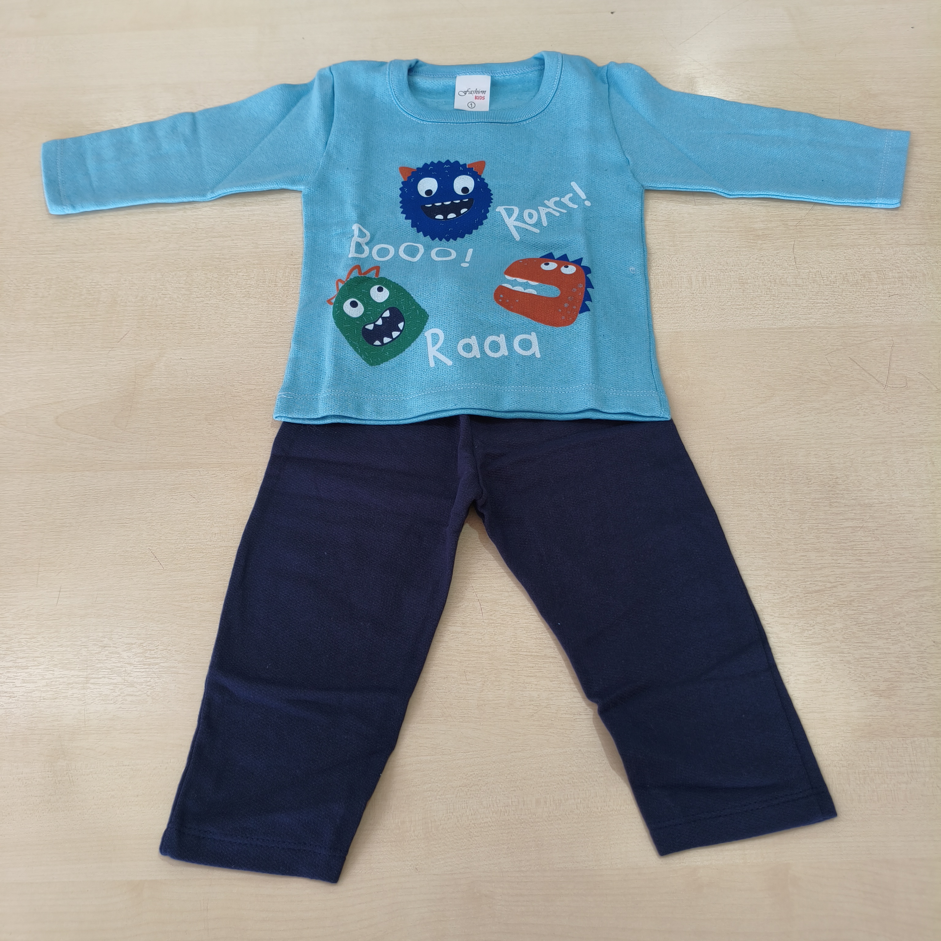 Conj. Moletom Blusão e Calça Masc Tam 01 Fashion Kids