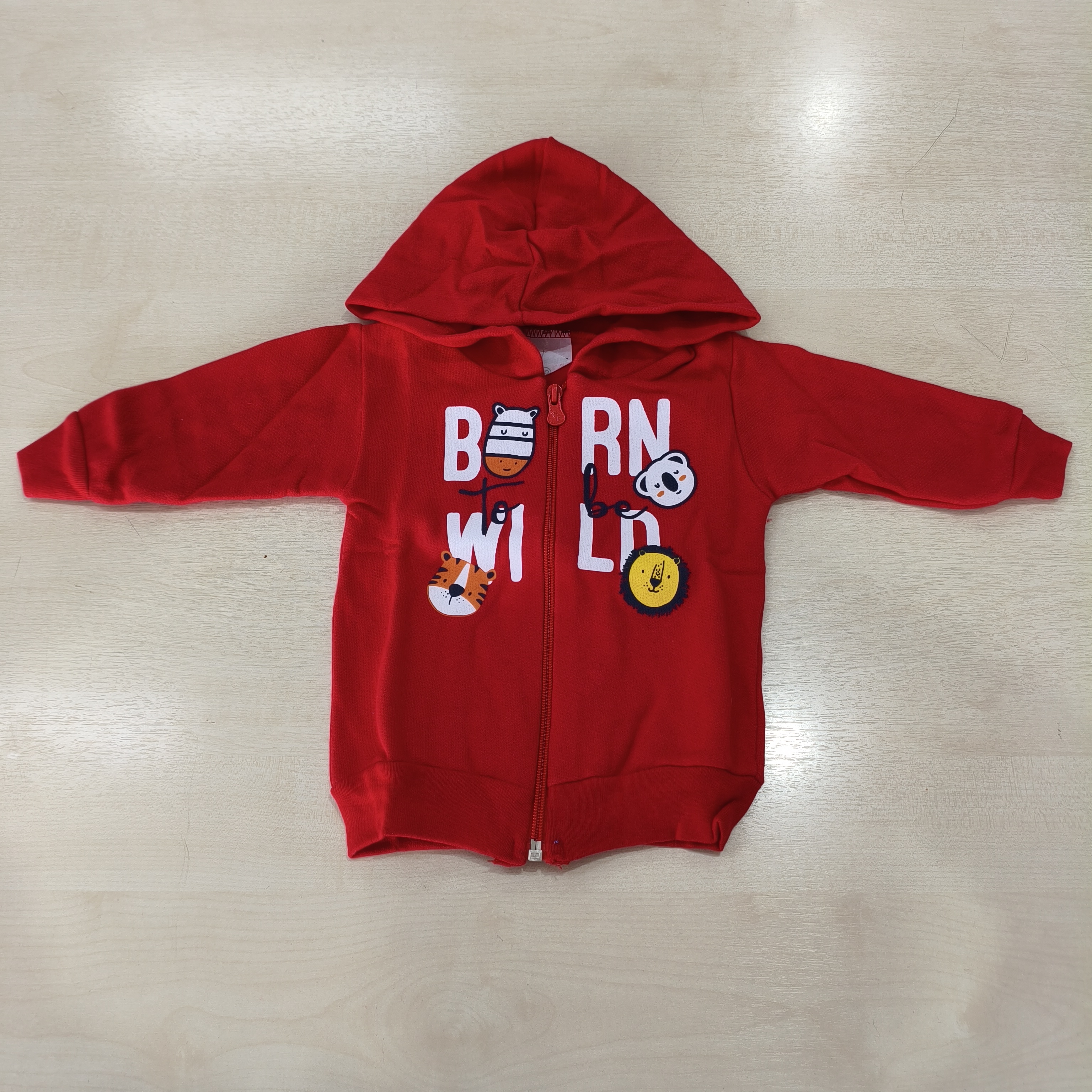 Jaqueta c/capuz Masc Tam PB Fashion Kids