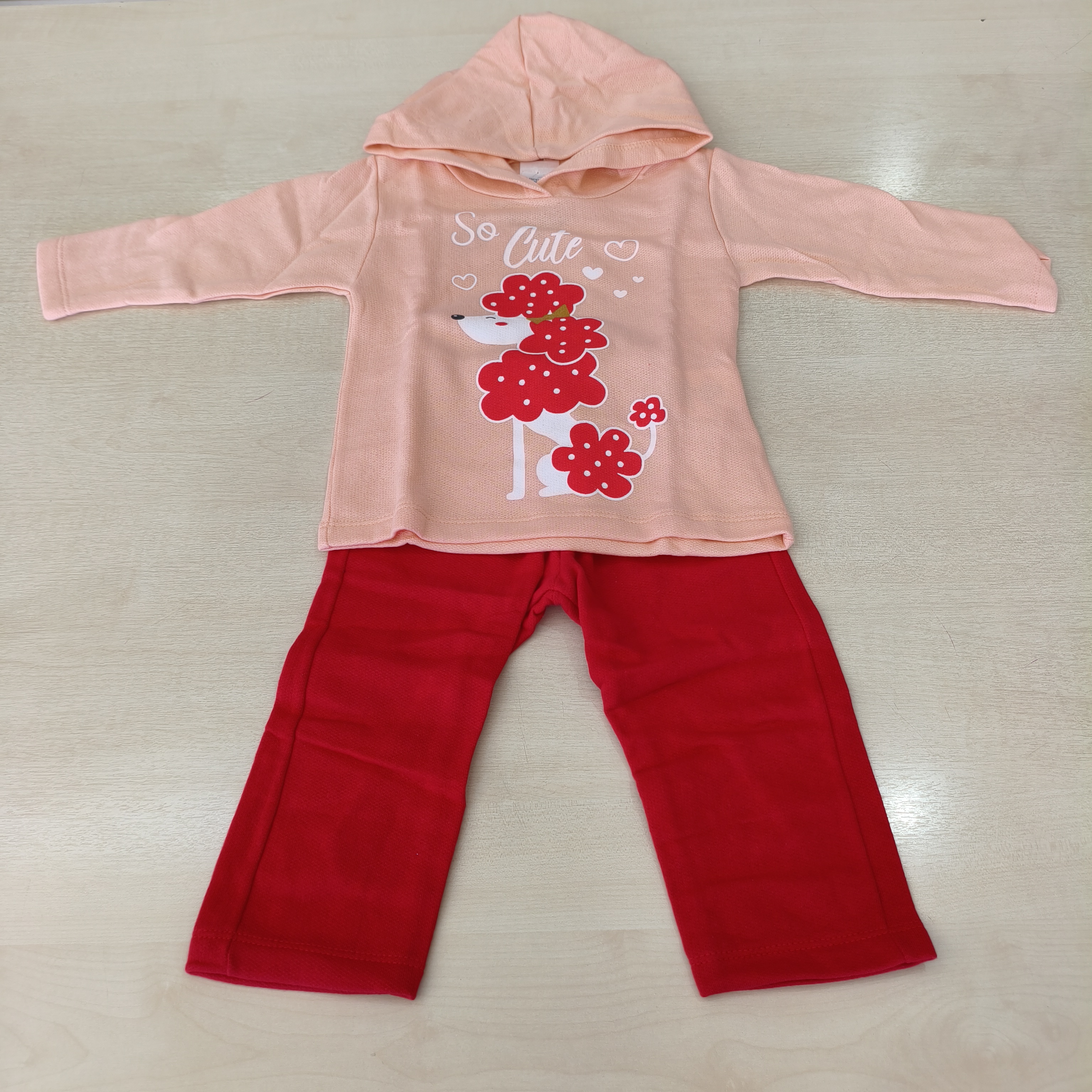 Conj. Moletom Blusão e Calça Fem Tam 01 Fashion Kids