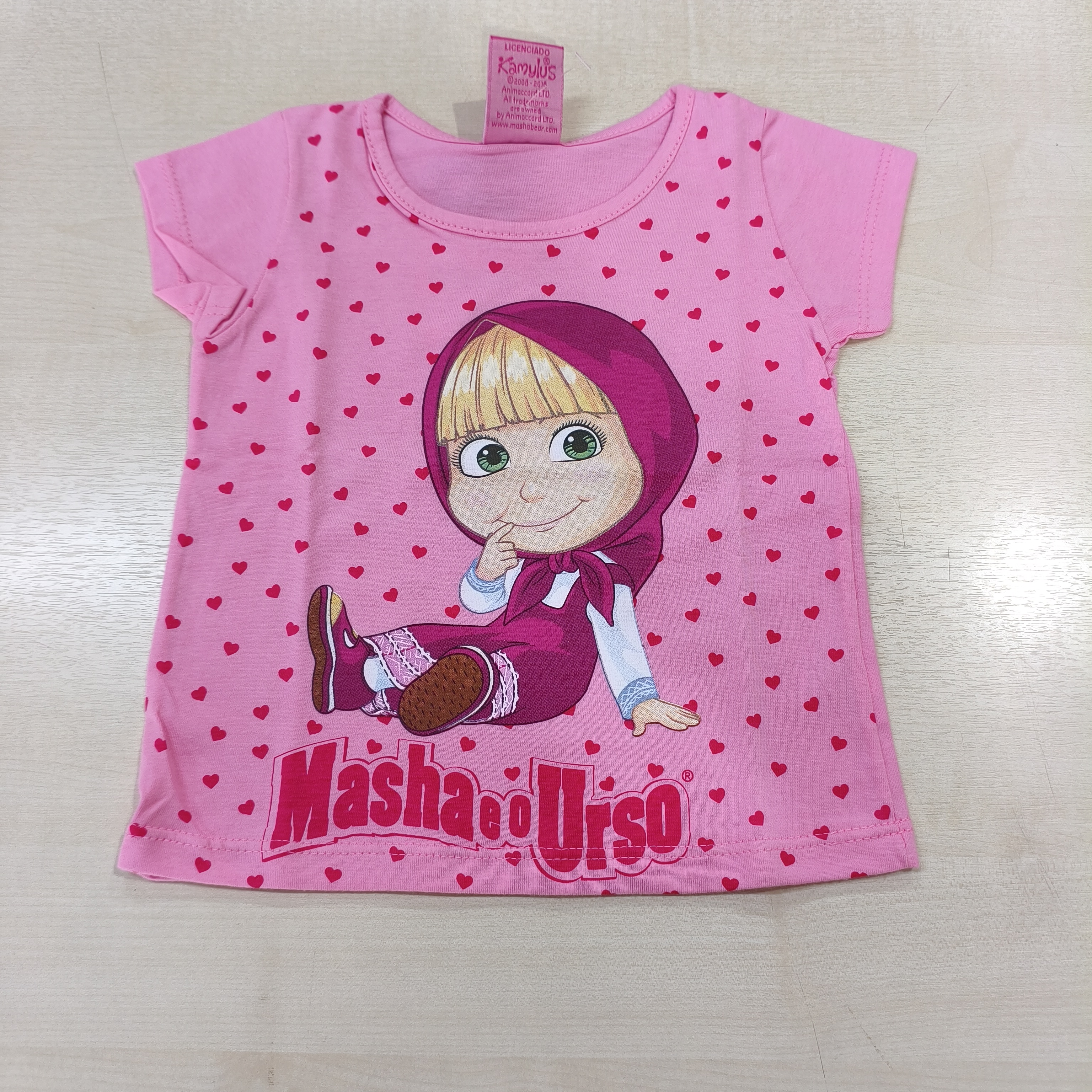 Blusa MC C/estampa Fem Tam 01 Kamylus