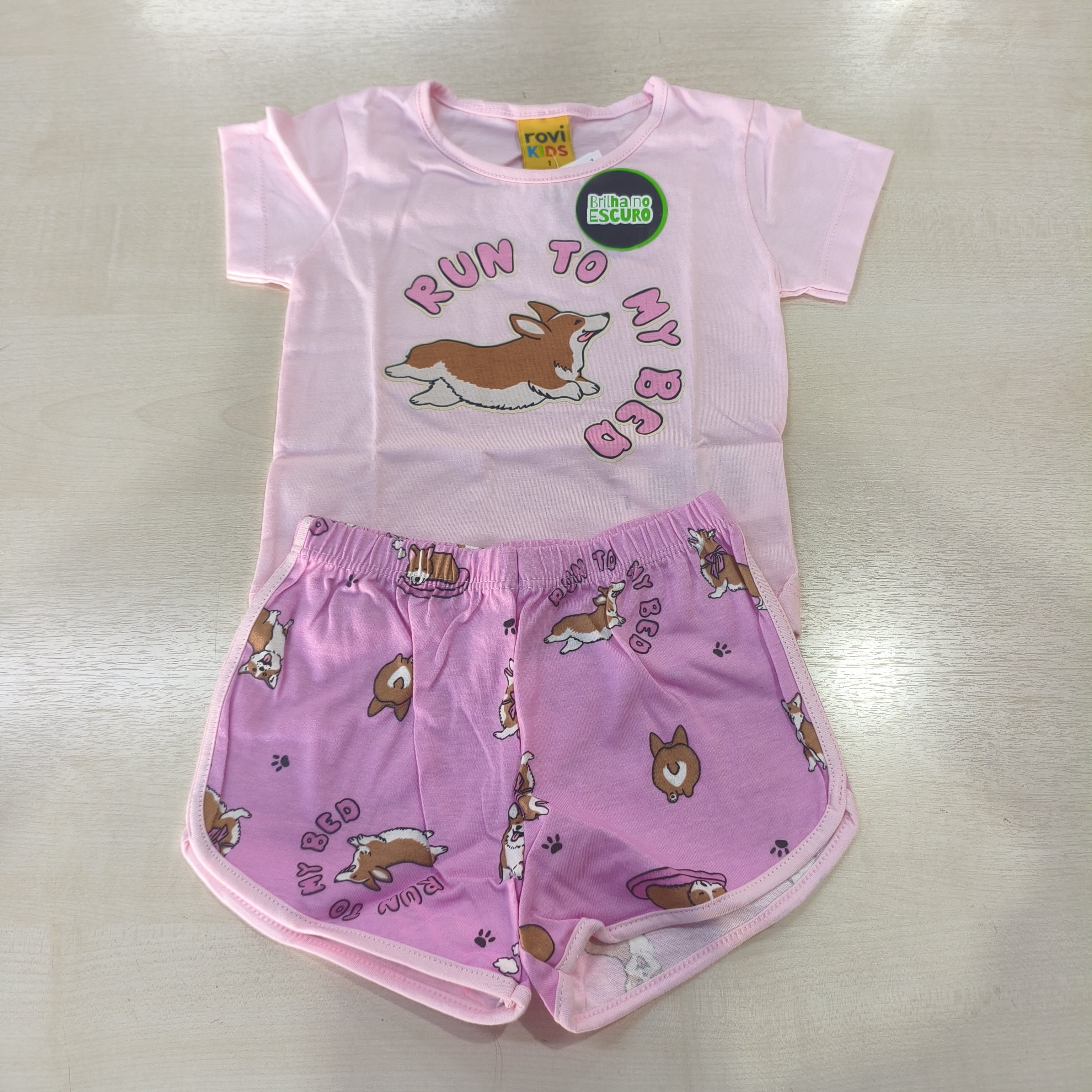 Pijama C/Estampa de Verão Fem Tam 01 Rovitex