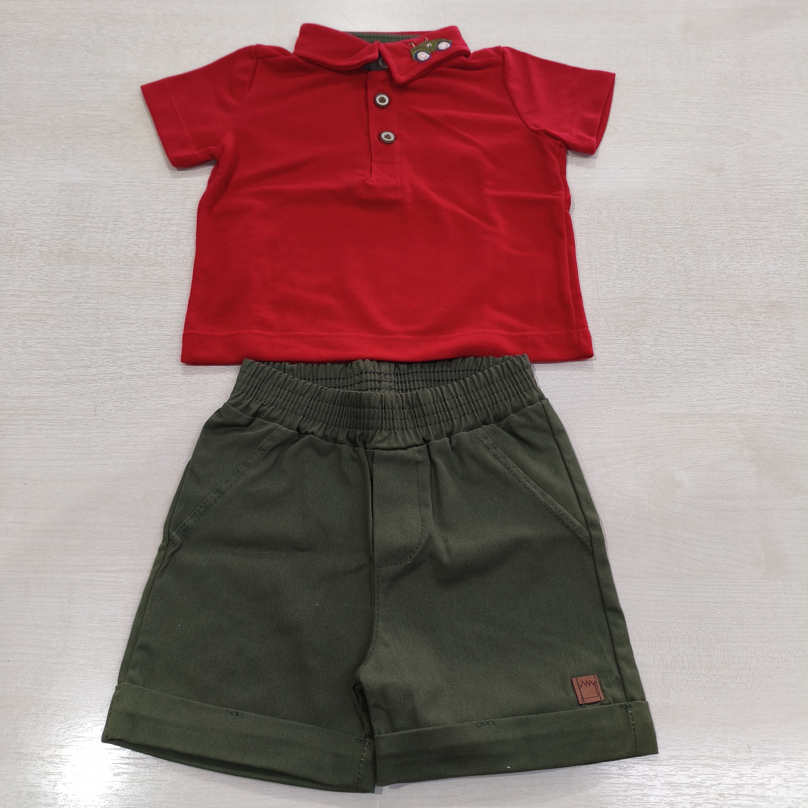 Conj. Camiseta MC e Shorts Masc Tam MB Perfect Boys