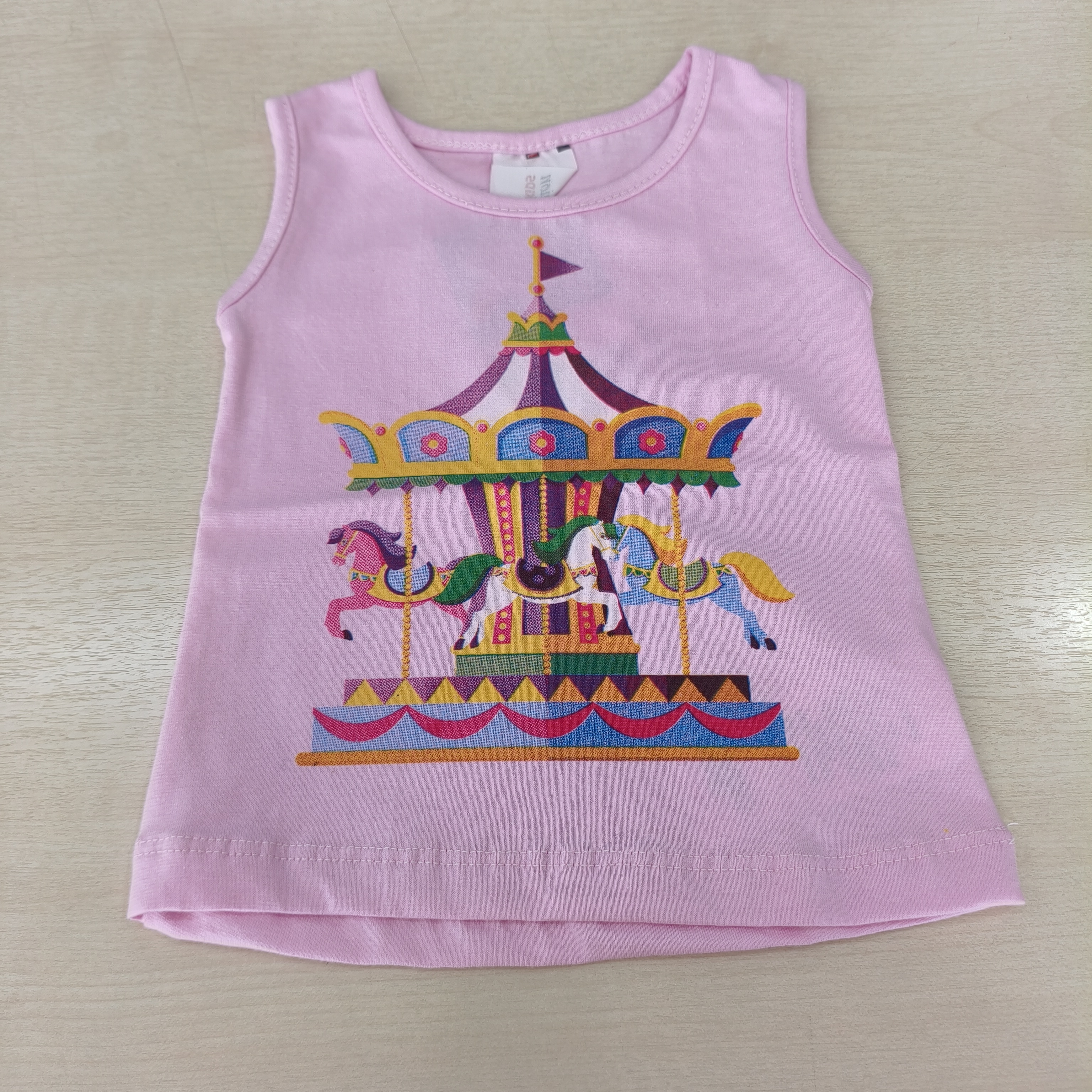 Regata C/estampa Fem Tam PB Fashion Kids