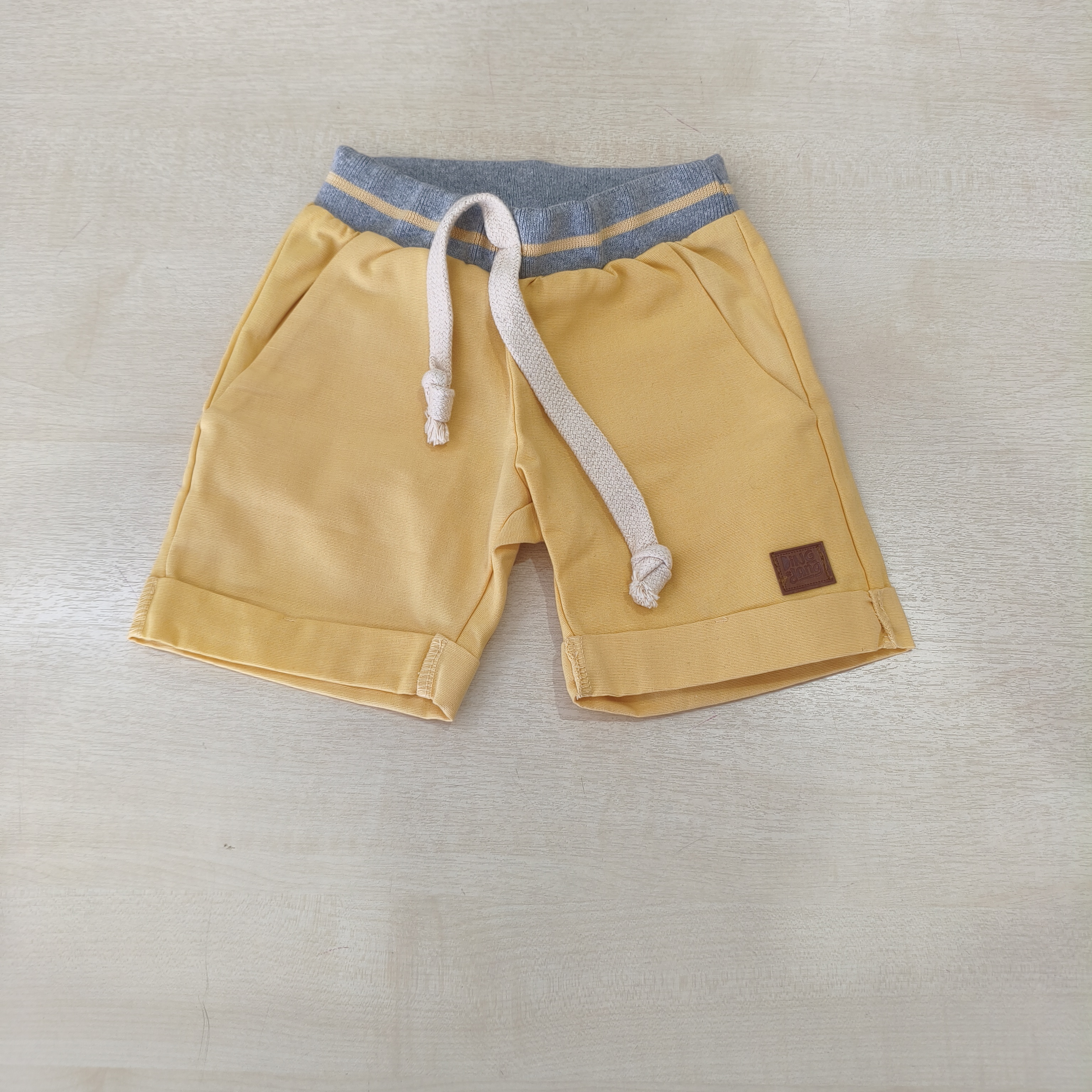 Bermuda Sarja Masc Tam 01 (amarelo)  Ding Dang
