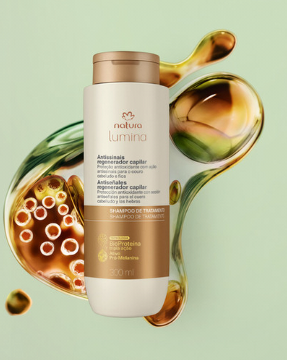 Shampoo de tratamento antissinais LUMINA NATURA (300ml)