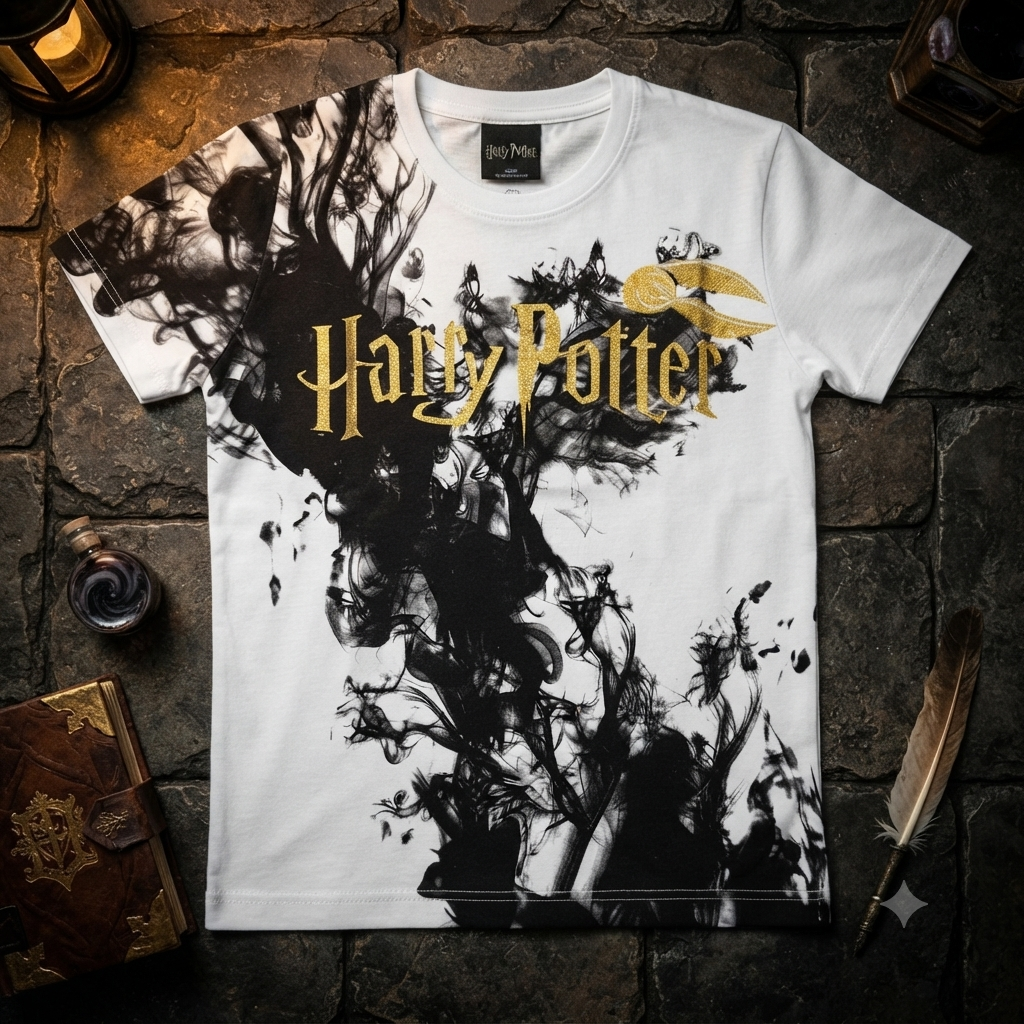Blusa MC C/estampa Fem Tam 04 Kamylus Warner Bros