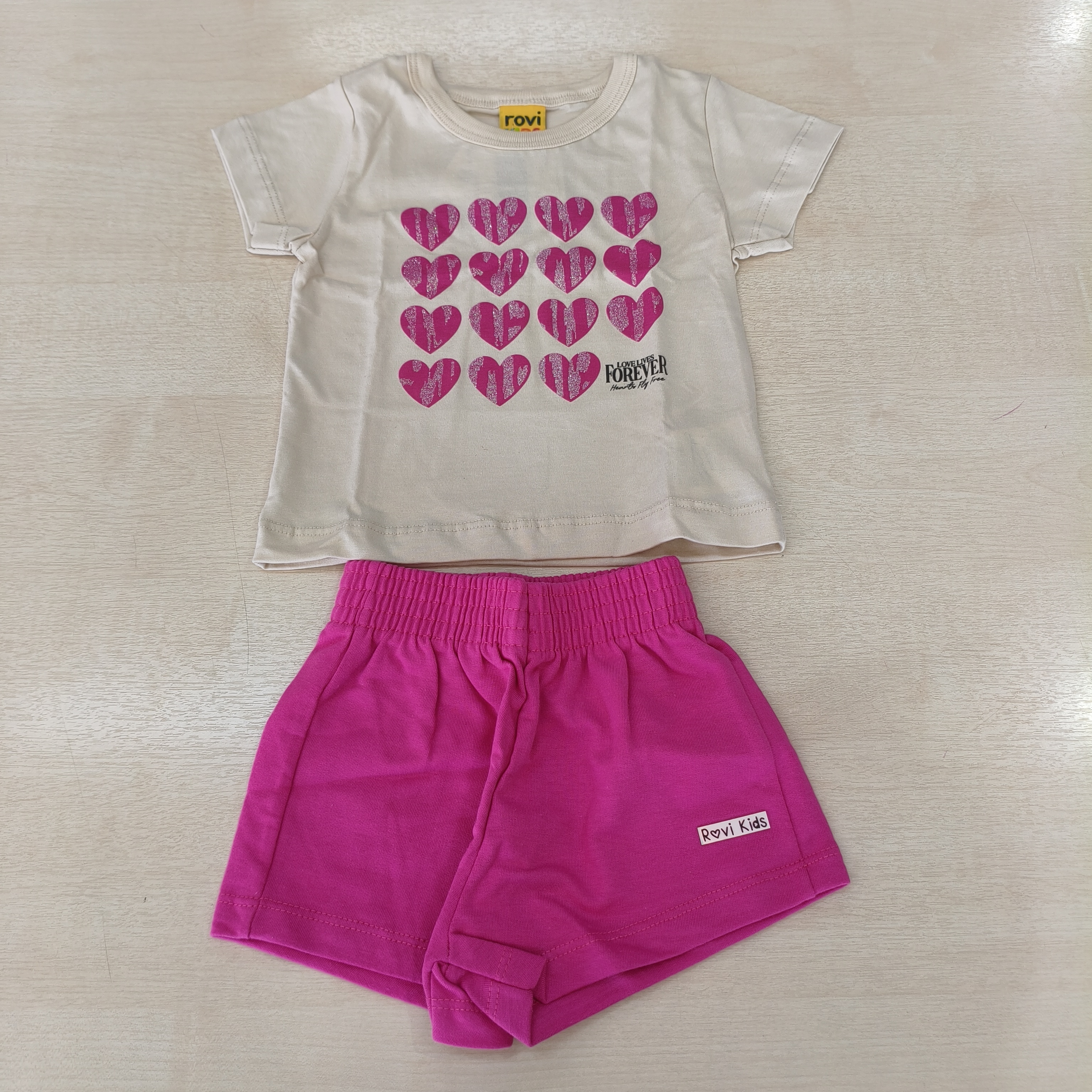 Conj. Blusa MC e Shorts Fem Tam 01 Rovitex