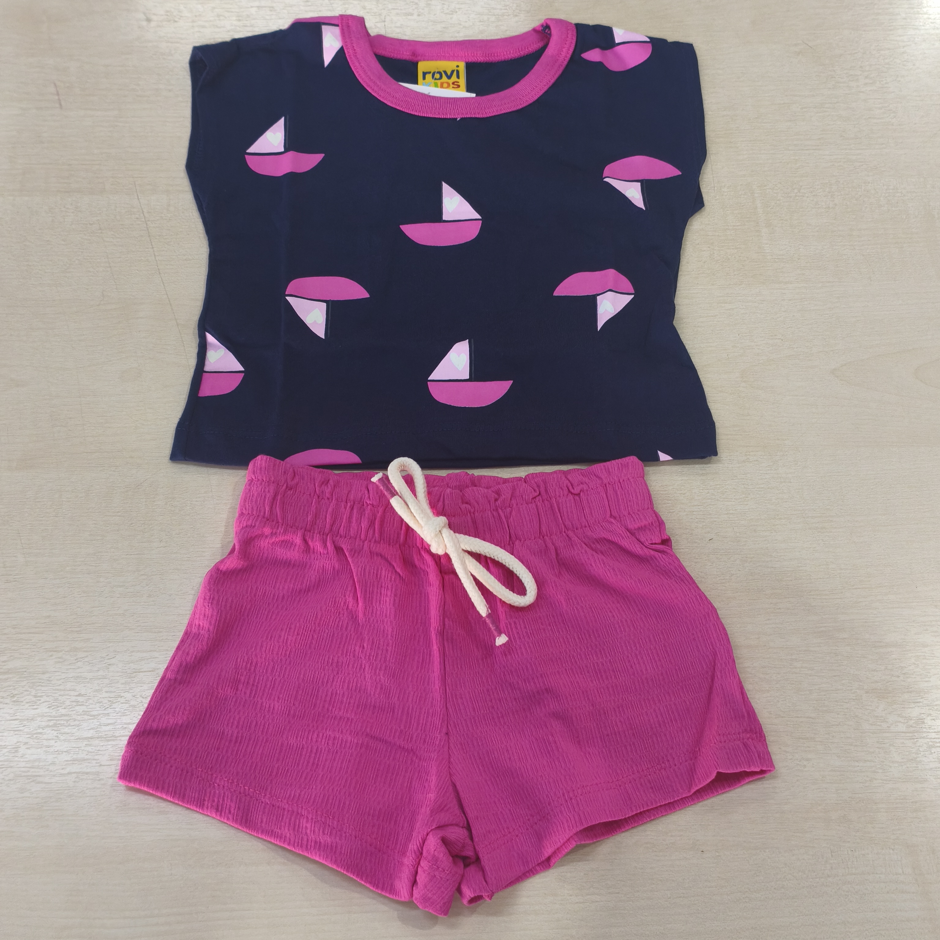 Conj. Blusa MC e Shorts Fem Tam 01 Rovitex