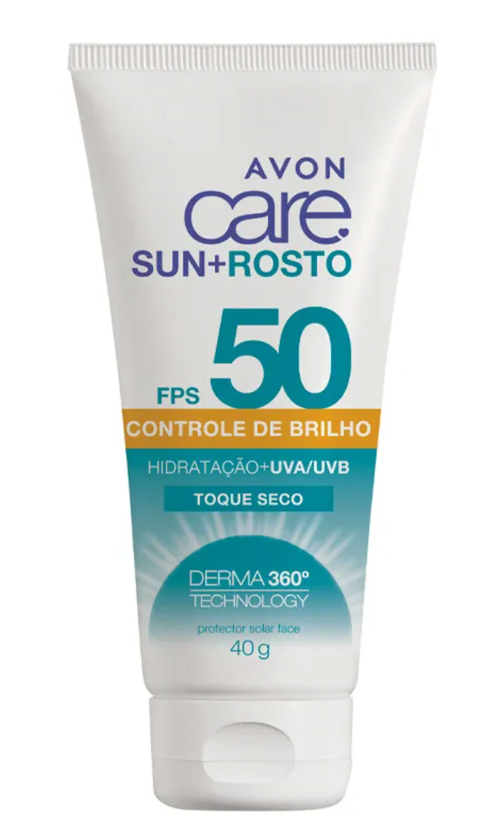 Protetor Solar rosto FPS 50g AVON CARE SUN + (40g)
