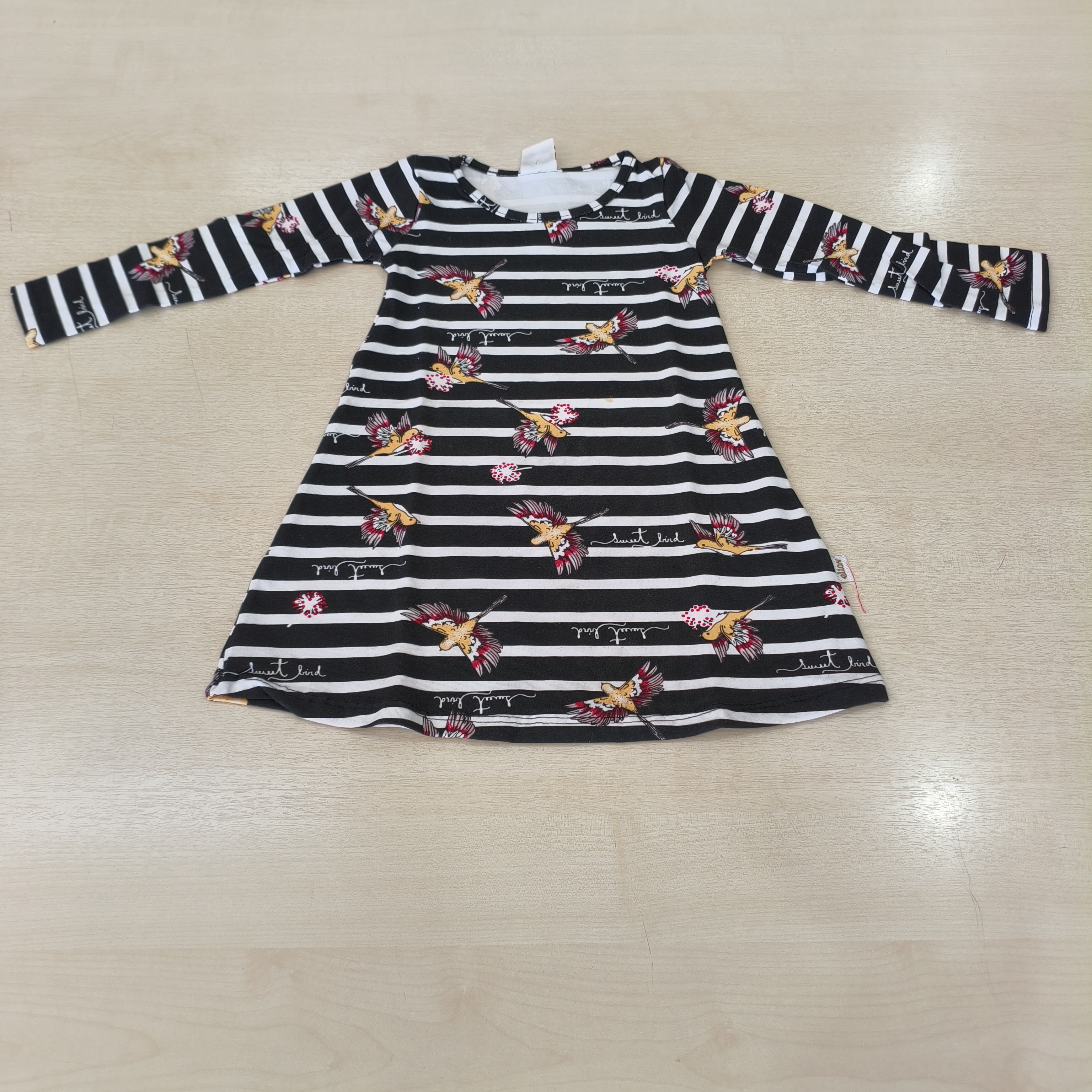 Vestido ML C/estampa Fem Tam 01 Elian