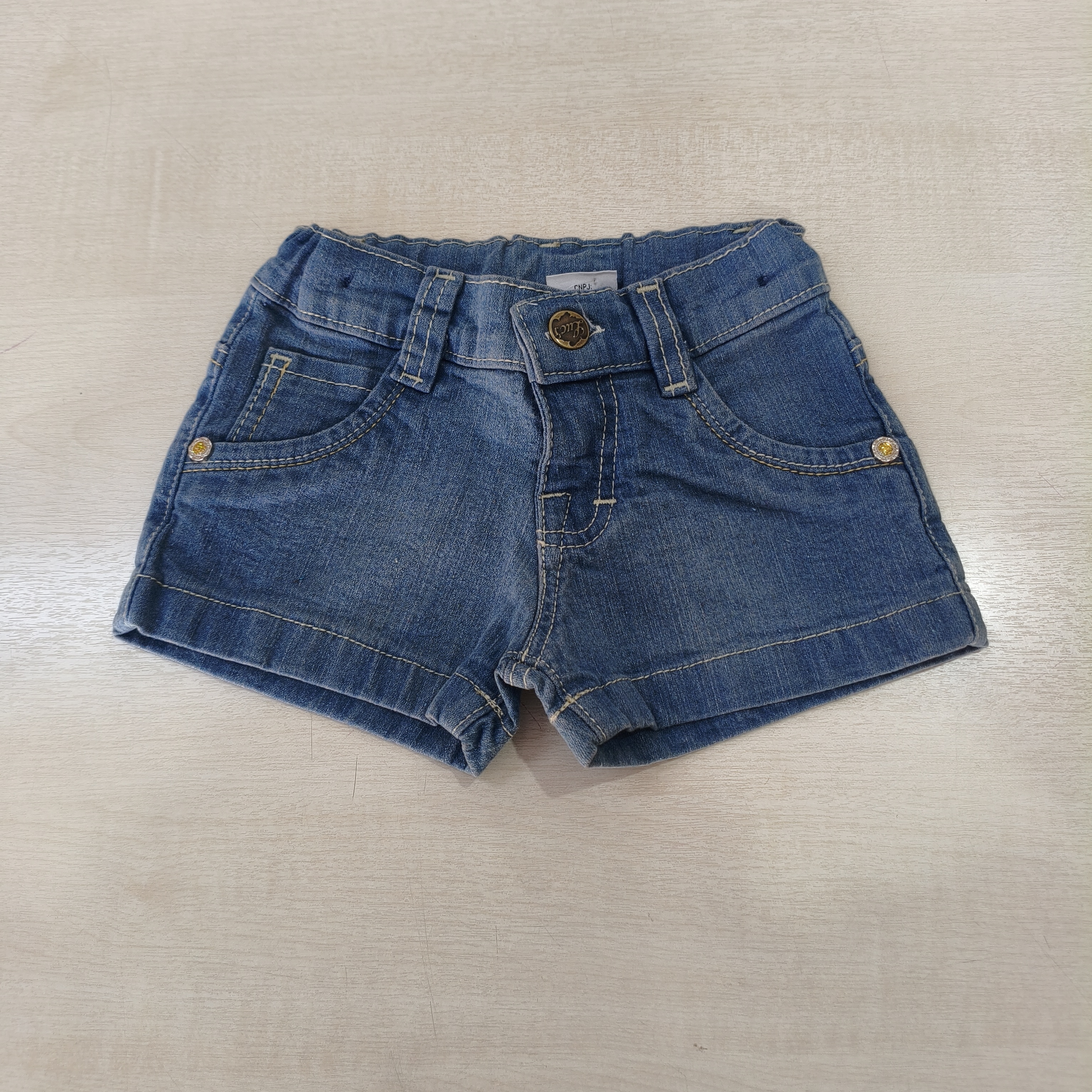 Shorts Jeans Tradicional Fem Tam 03 Lucs