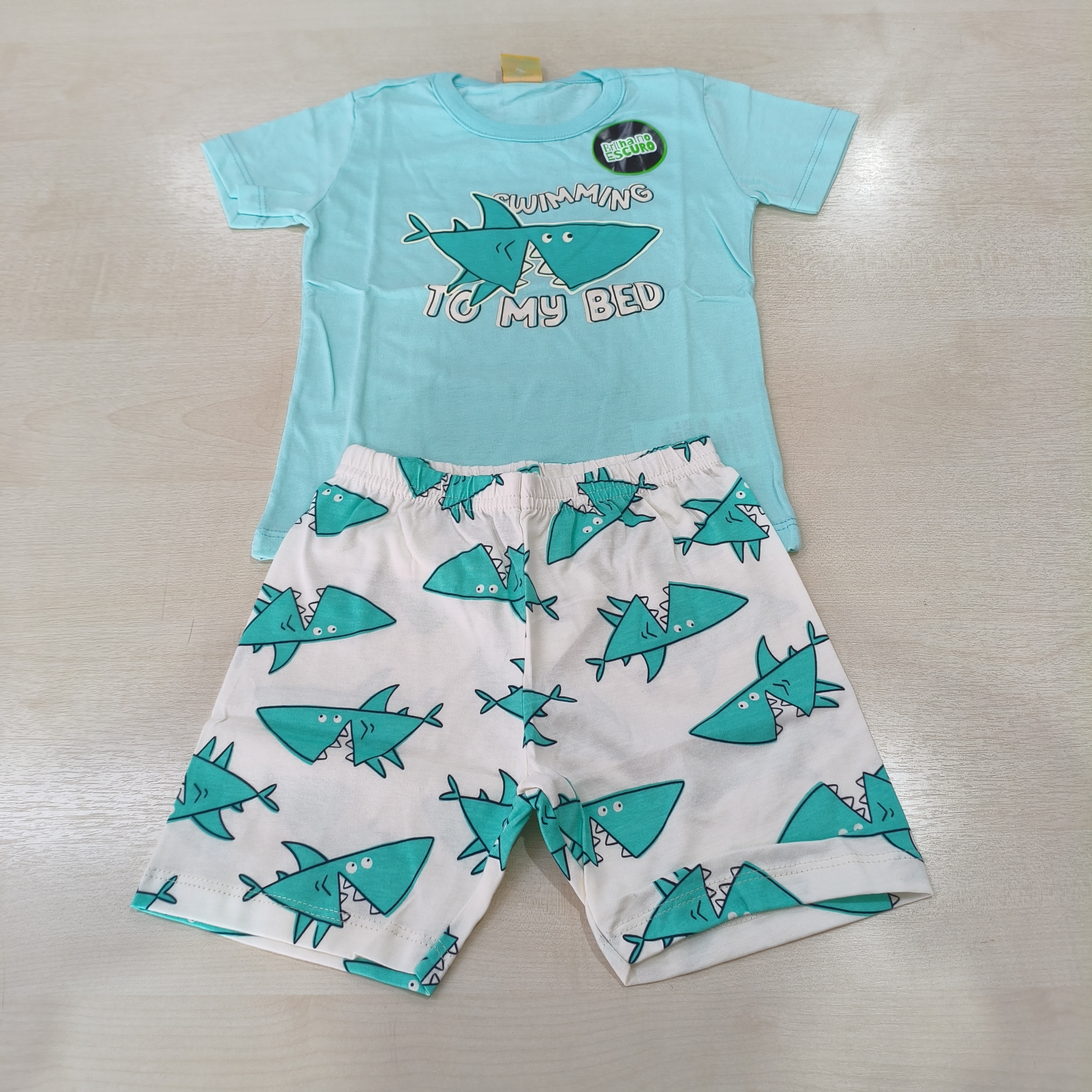 Pijama C/Estampa de Verão Masc Tam 01 Rovitex