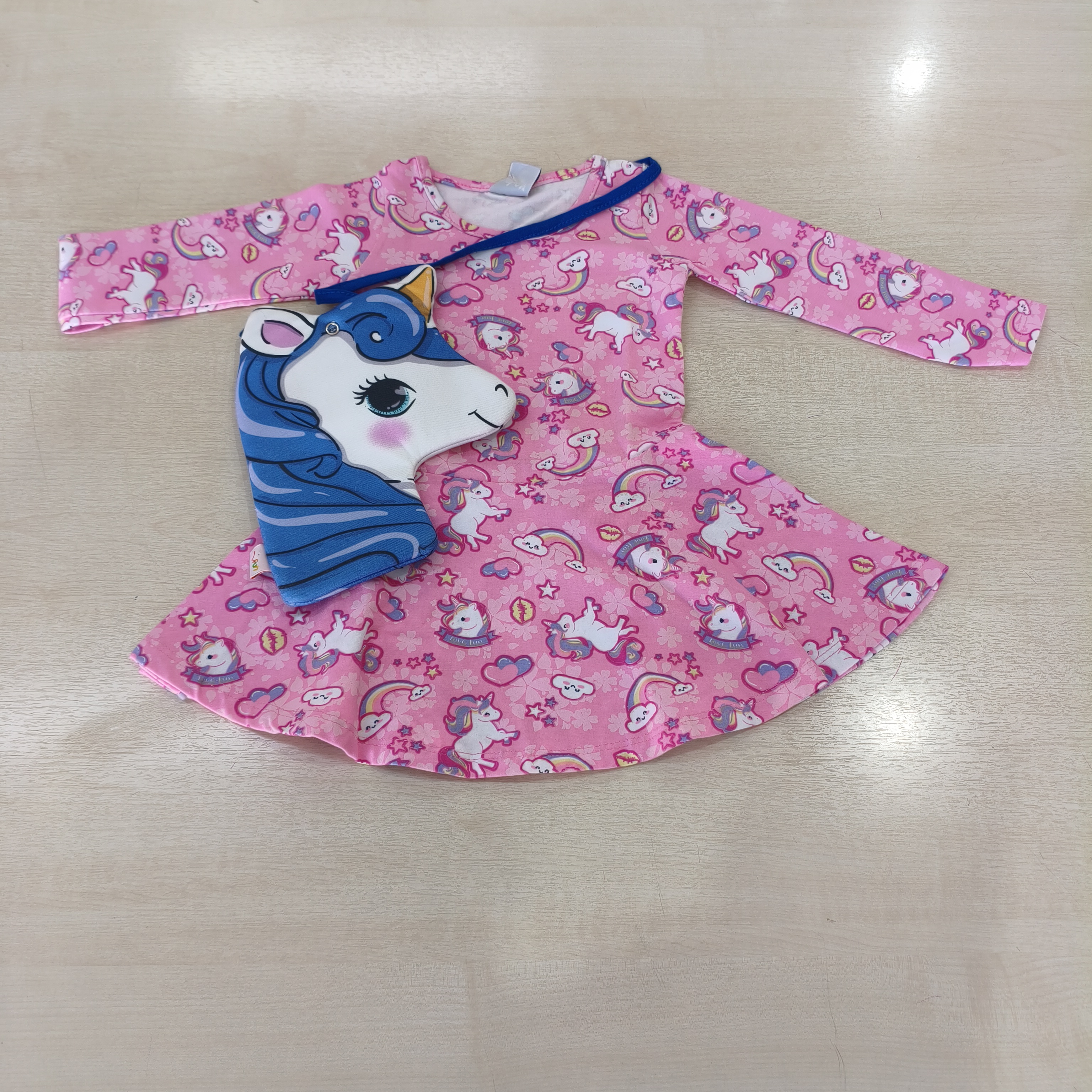 Vestido ML C/estampa Fem Tam 01 Elian