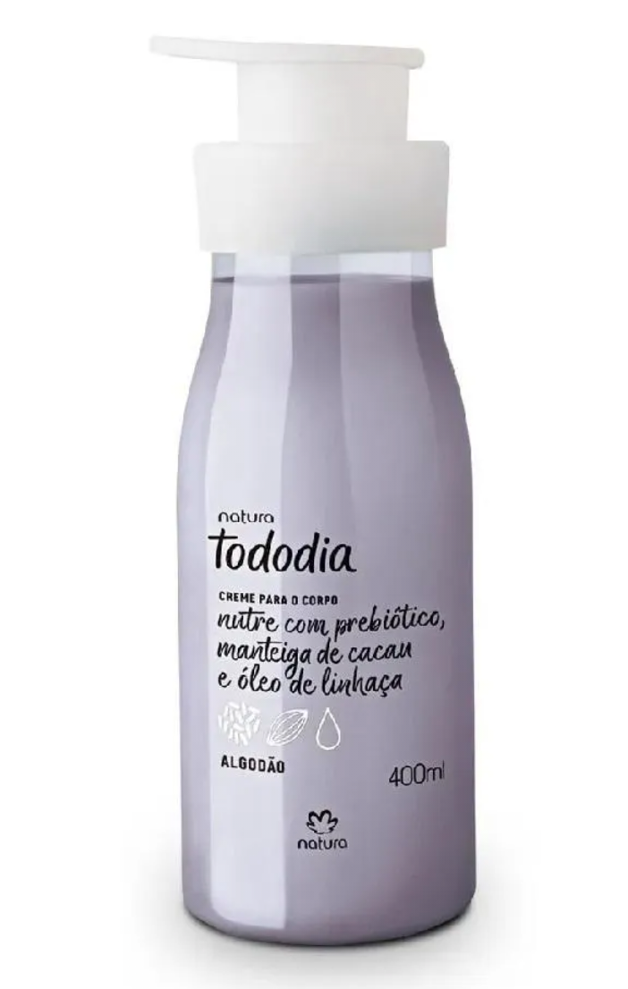 Creme para o corpo (Algodão) TODODIA NATURA (400ml)
