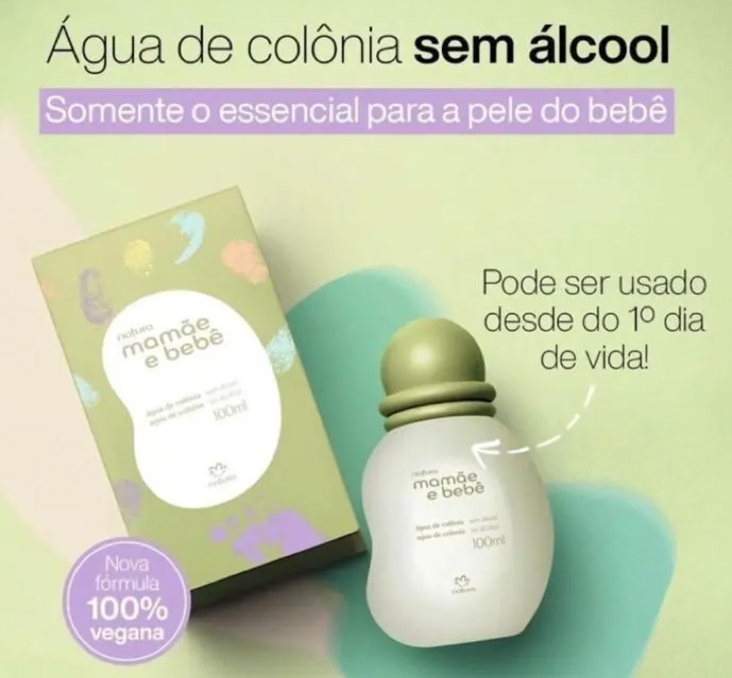 Colônia MAMÃE E BEBÊ (100ML)