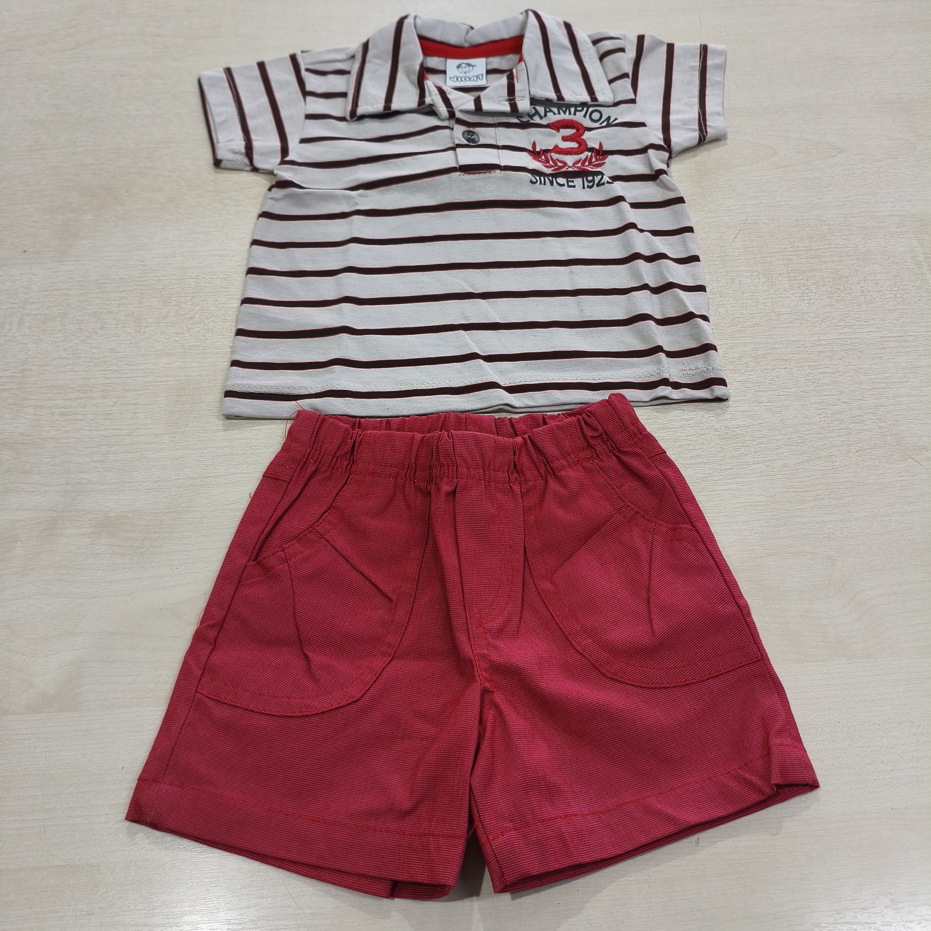 Conj. Camiseta MC e Shorts Masc Tam PB Vigat