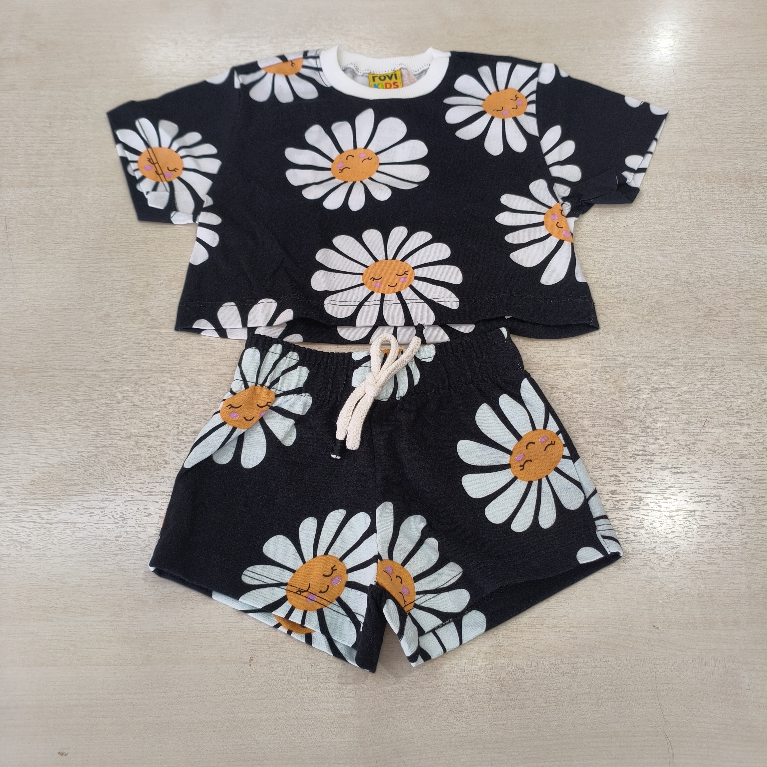 Conj. Blusa MC e Shorts Fem Tam 01 Rovitex