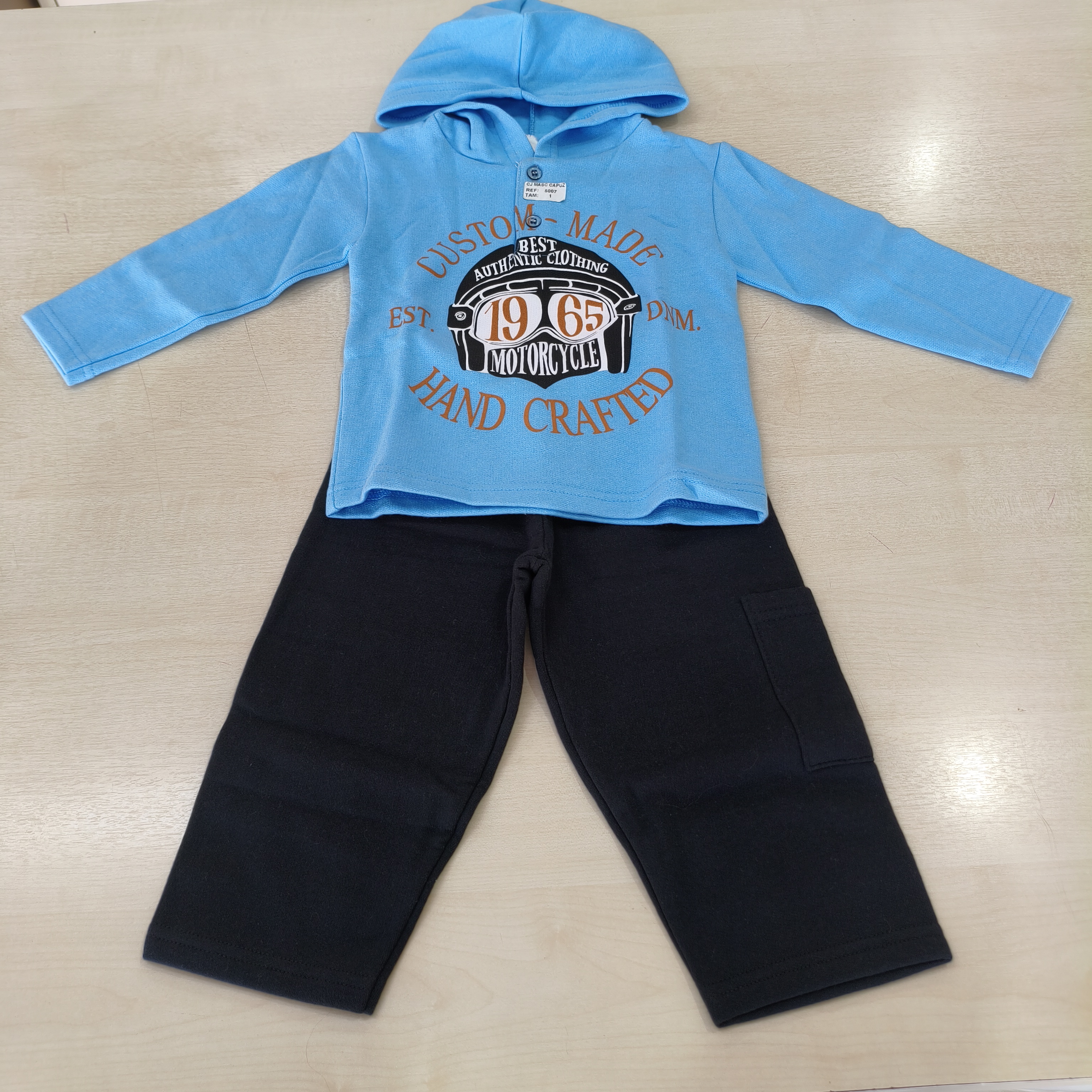 Conj. Moletom Blusão e Calça Masc Tam 01 Diversos
