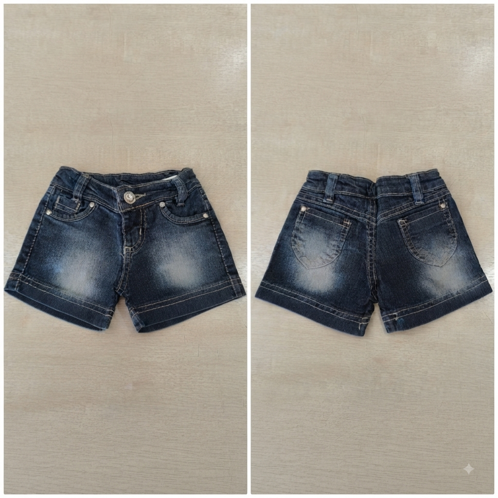 Shorts Jeans Tradicional Fem Tam 02 Lucs